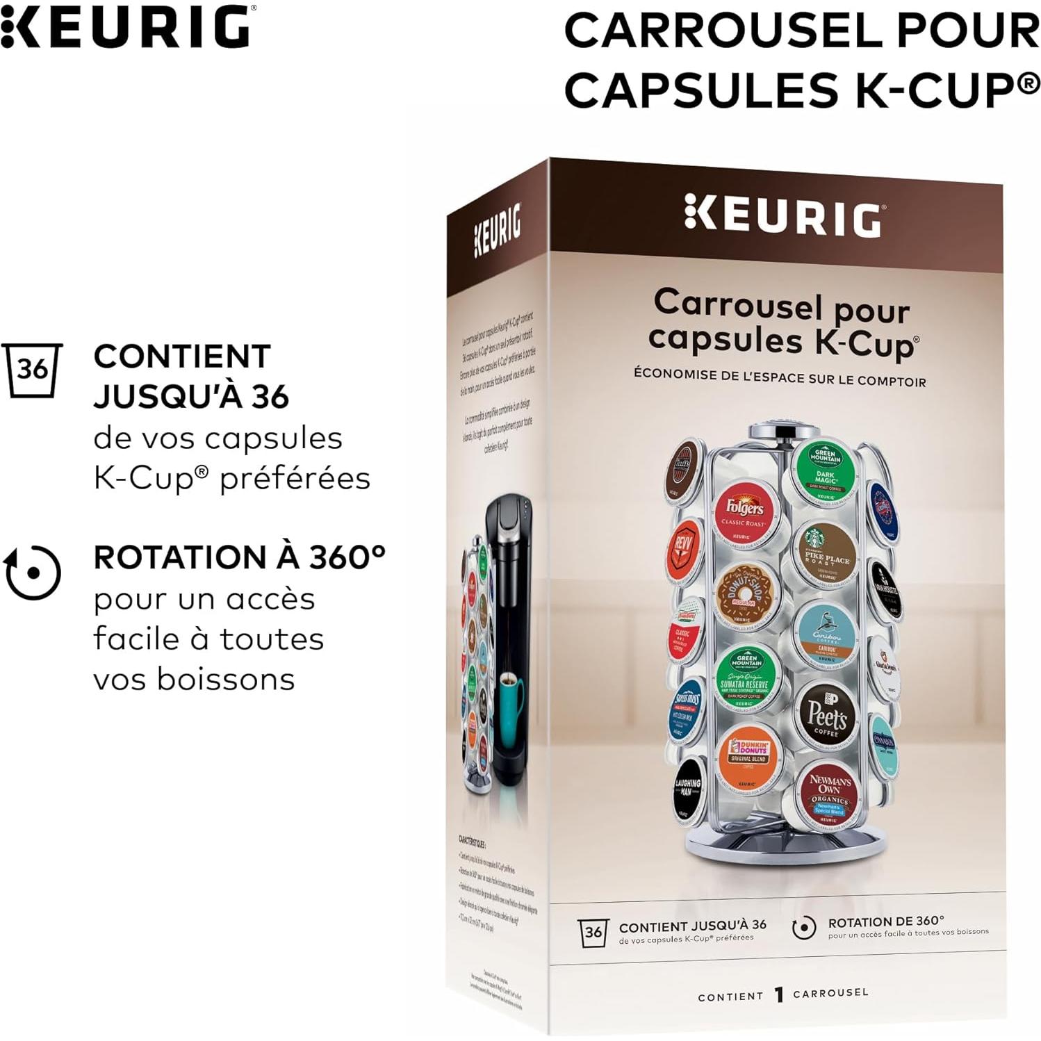 Carrousel de Almacenamiento Keurig para 36 Cápsulas K-Cup