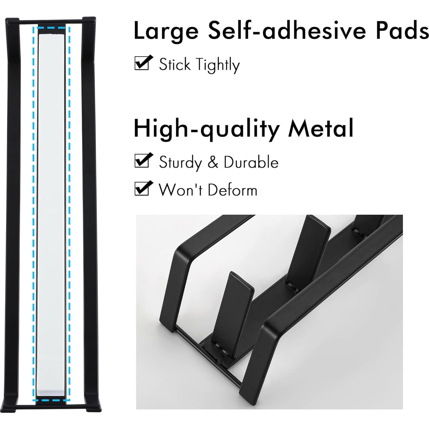 Soporte para cápsulas de café KES negro mate, 2 unidades