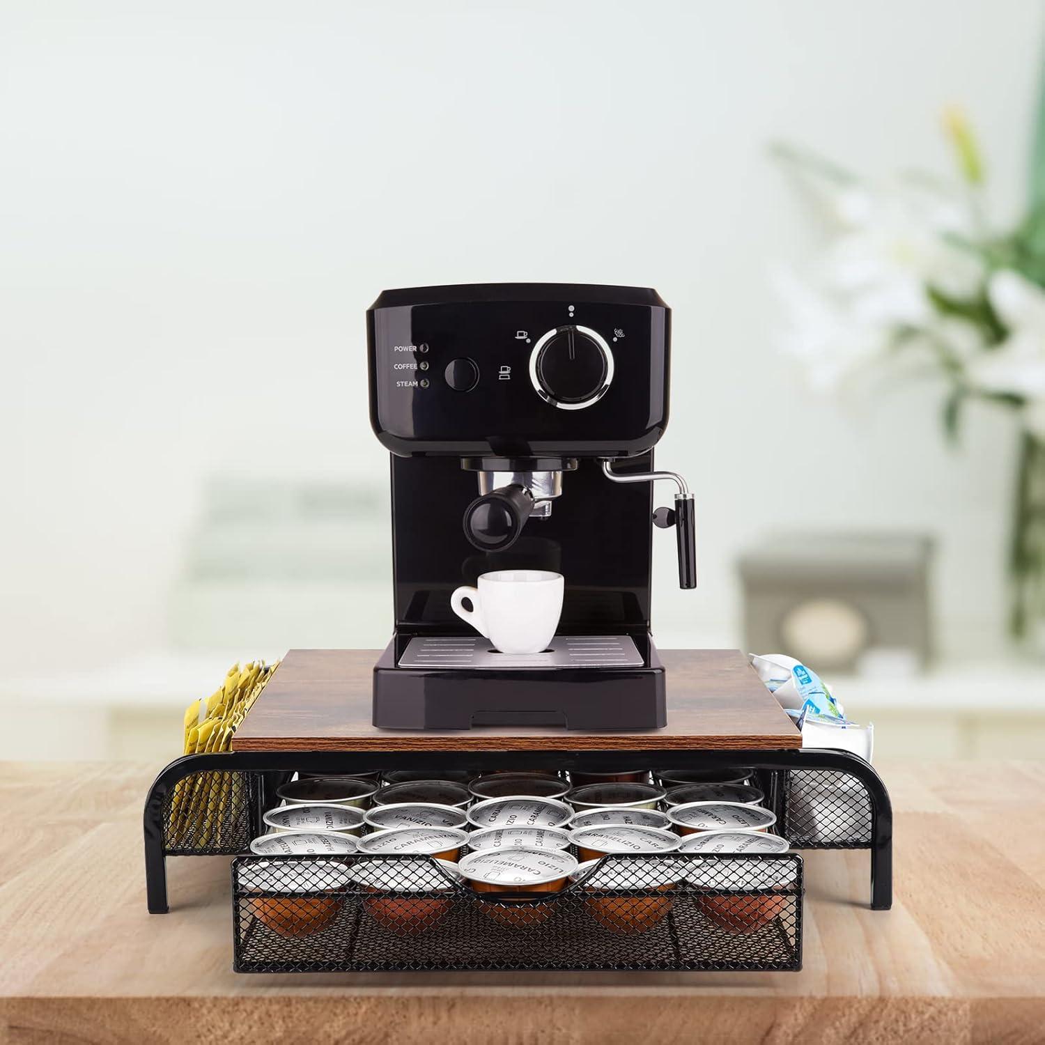 Soporte Rústico para K Cups Lyeasw - Almacenamiento 30 Cápsulas