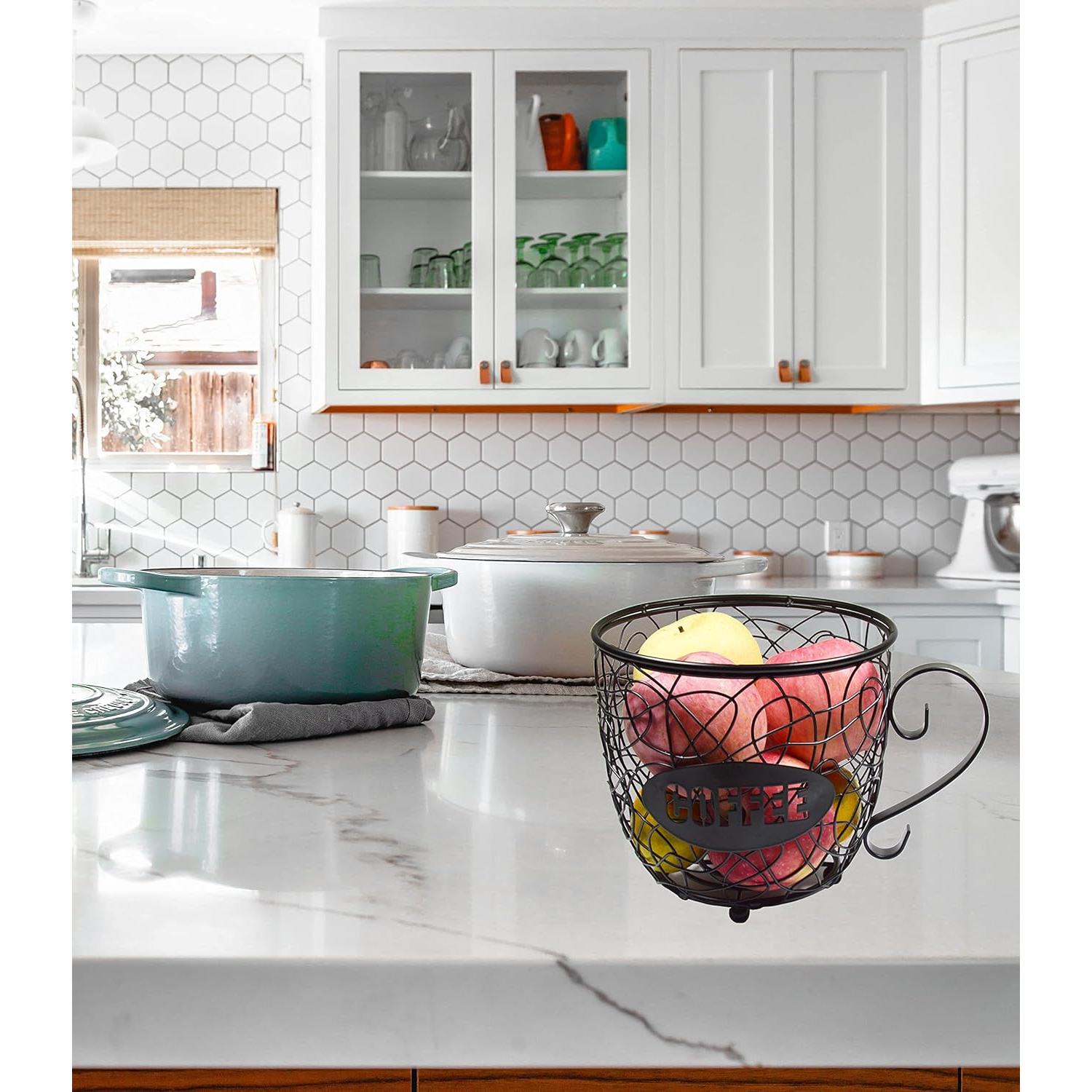 Soporte para cápsulas de café YUSKRECT, capacidad 40 unidades, negro