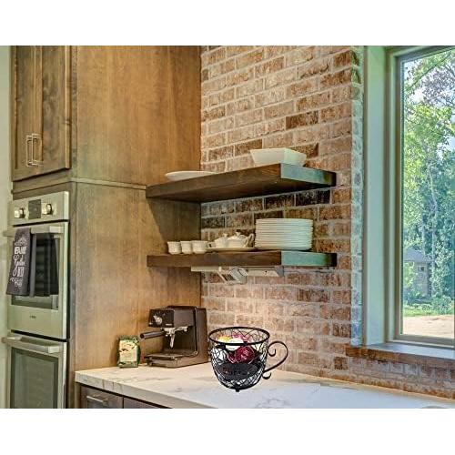 Soporte para cápsulas de café YUSKRECT, capacidad 40 unidades, negro