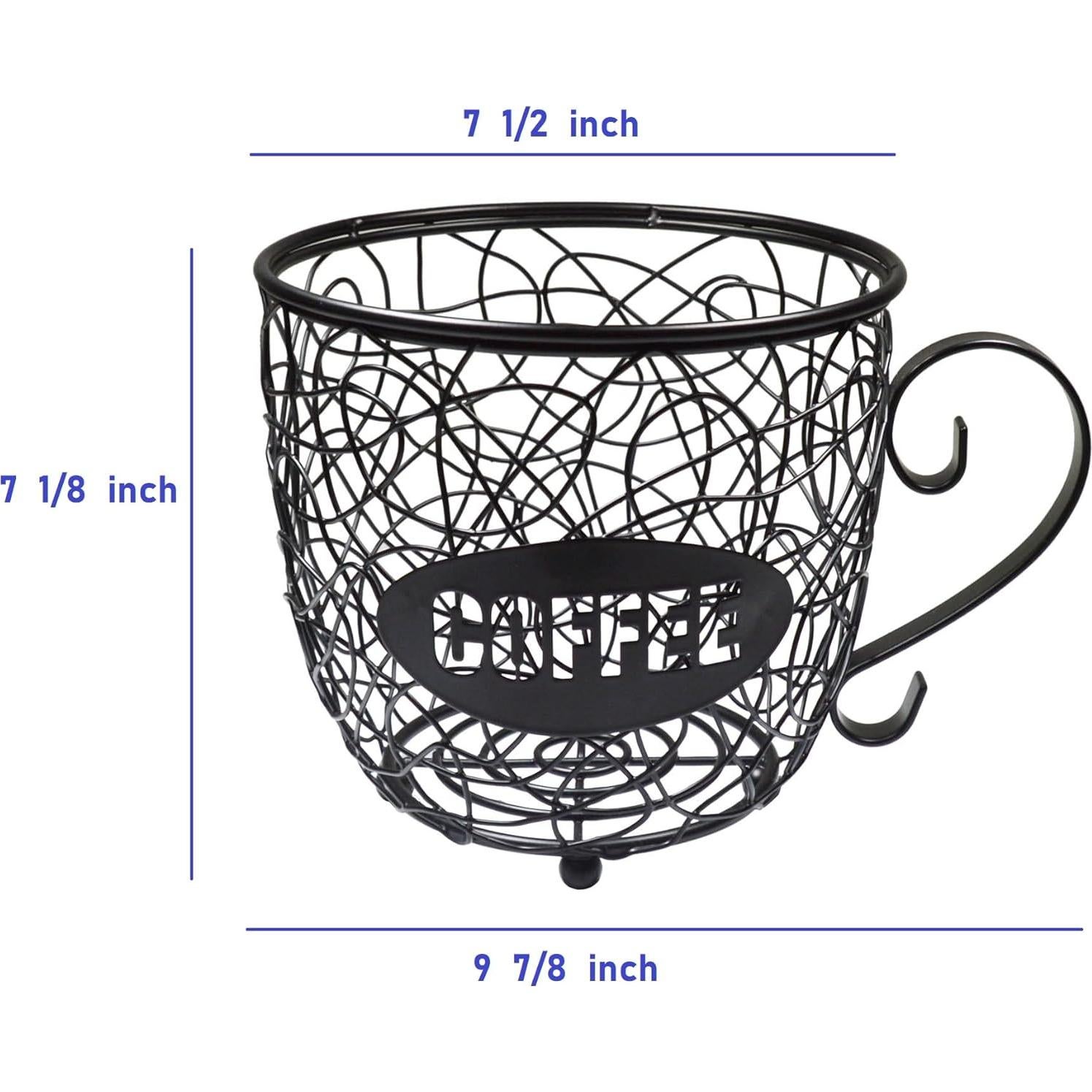 Soporte para cápsulas de café YUSKRECT, capacidad 40 unidades, negro