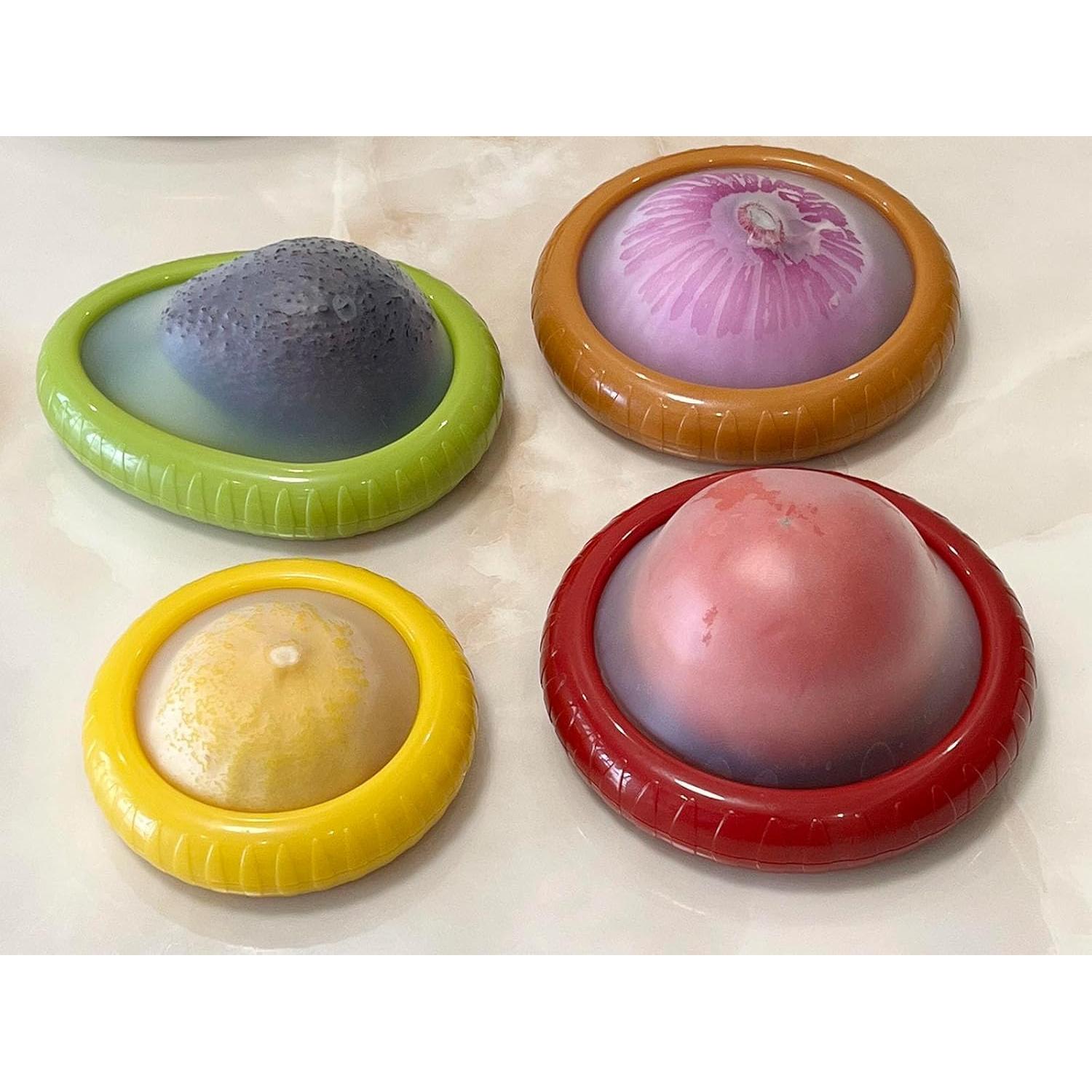 Set de 4 Contenedores de Silicona para Frutas y Verduras LCYHOMIEE