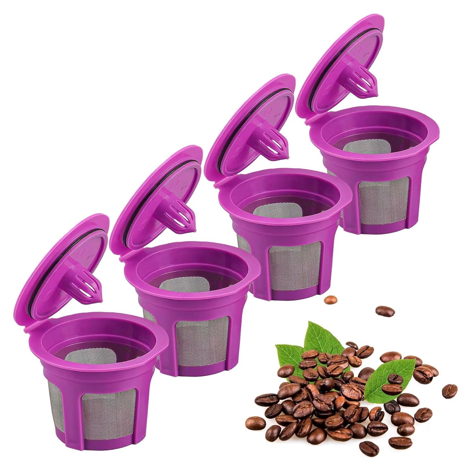 Paquete de 4 Filtros de Café Reutilizables Irmidi para Keurig