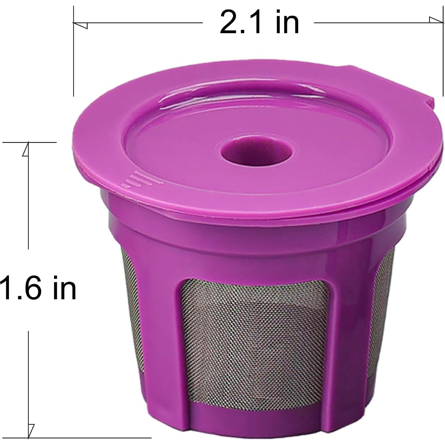 Paquete de 4 Filtros de Café Reutilizables Irmidi para Keurig