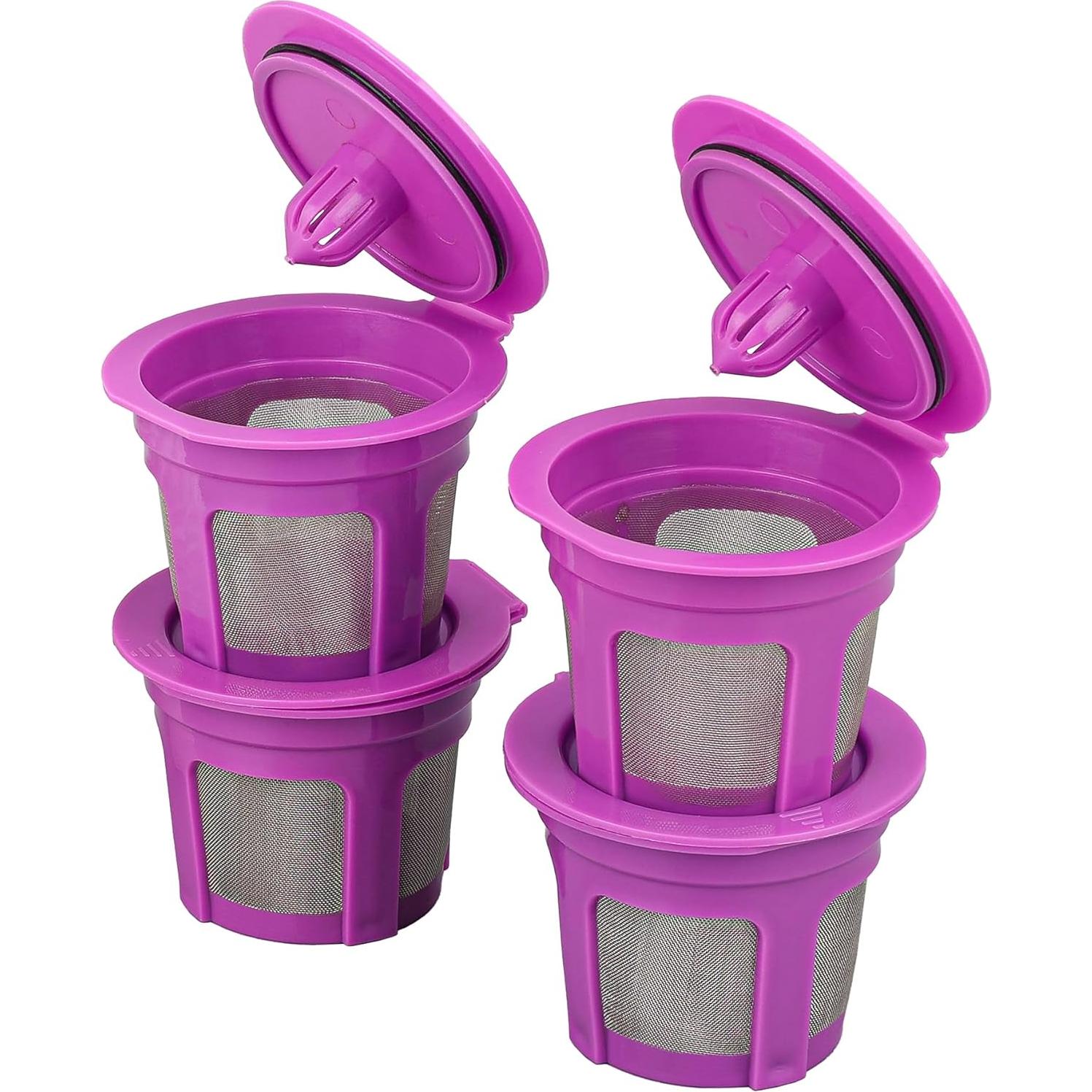 Paquete de 4 Filtros de Café Reutilizables Irmidi para Keurig