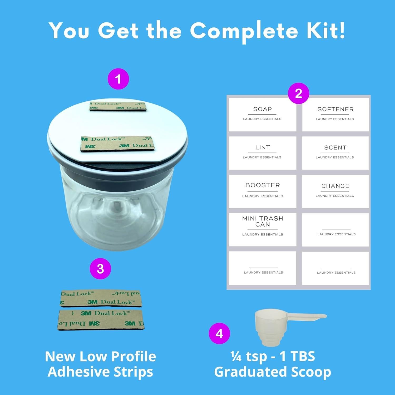 Contenedor de Almacenamiento Vascito para Lavandería 12 oz