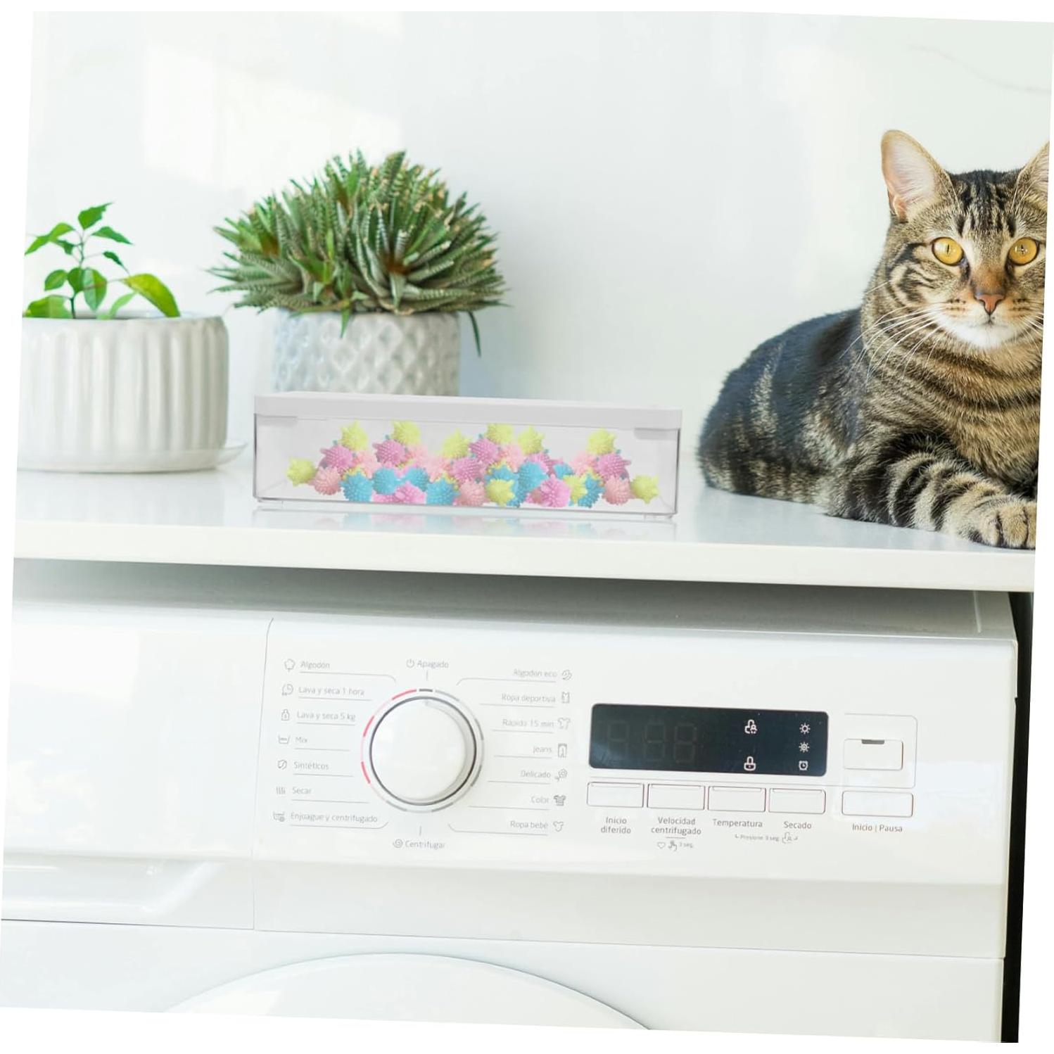 Contenedor de Almacenamiento de Lavandería OKUMEYR 28x10cm PET