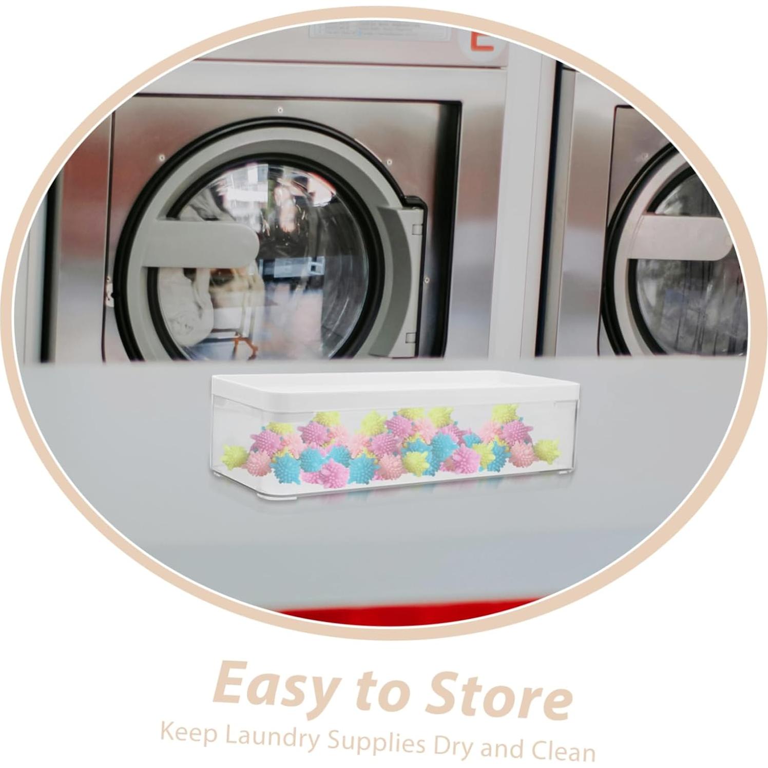 Contenedor de Almacenamiento de Lavandería OKUMEYR 28x10cm PET