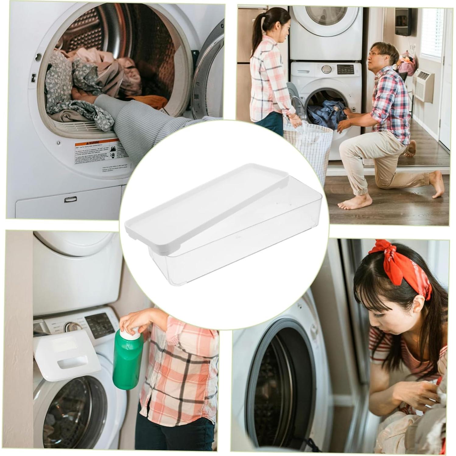 Contenedor de Almacenamiento de Lavandería OKUMEYR 28x10cm PET