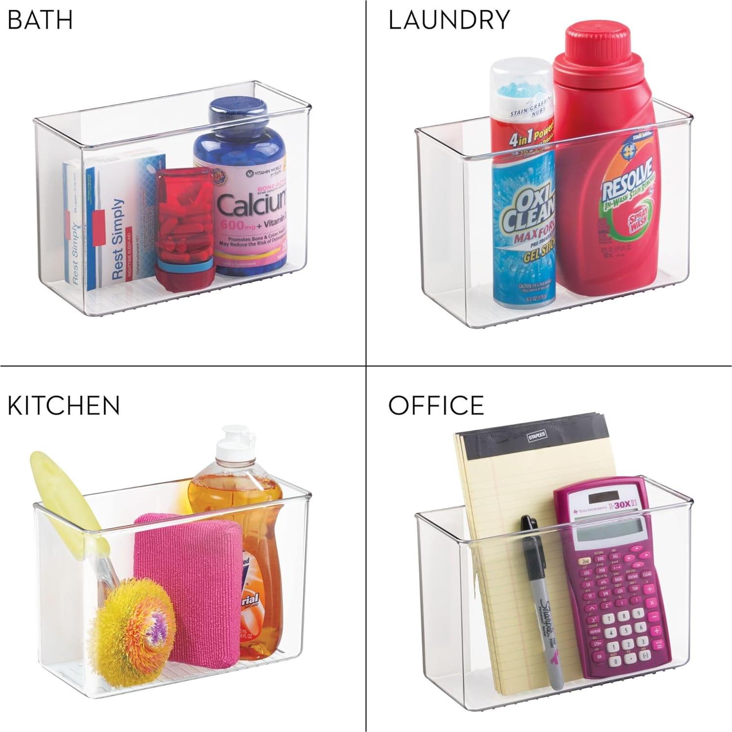 Organizador de Montaje en Pared iDesign AFFIXX 8.9x20.3cm