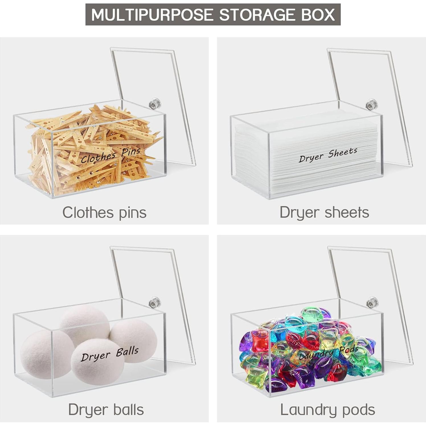 Dispensador de Hojas de Secadora Simetufy Acrílico Grande