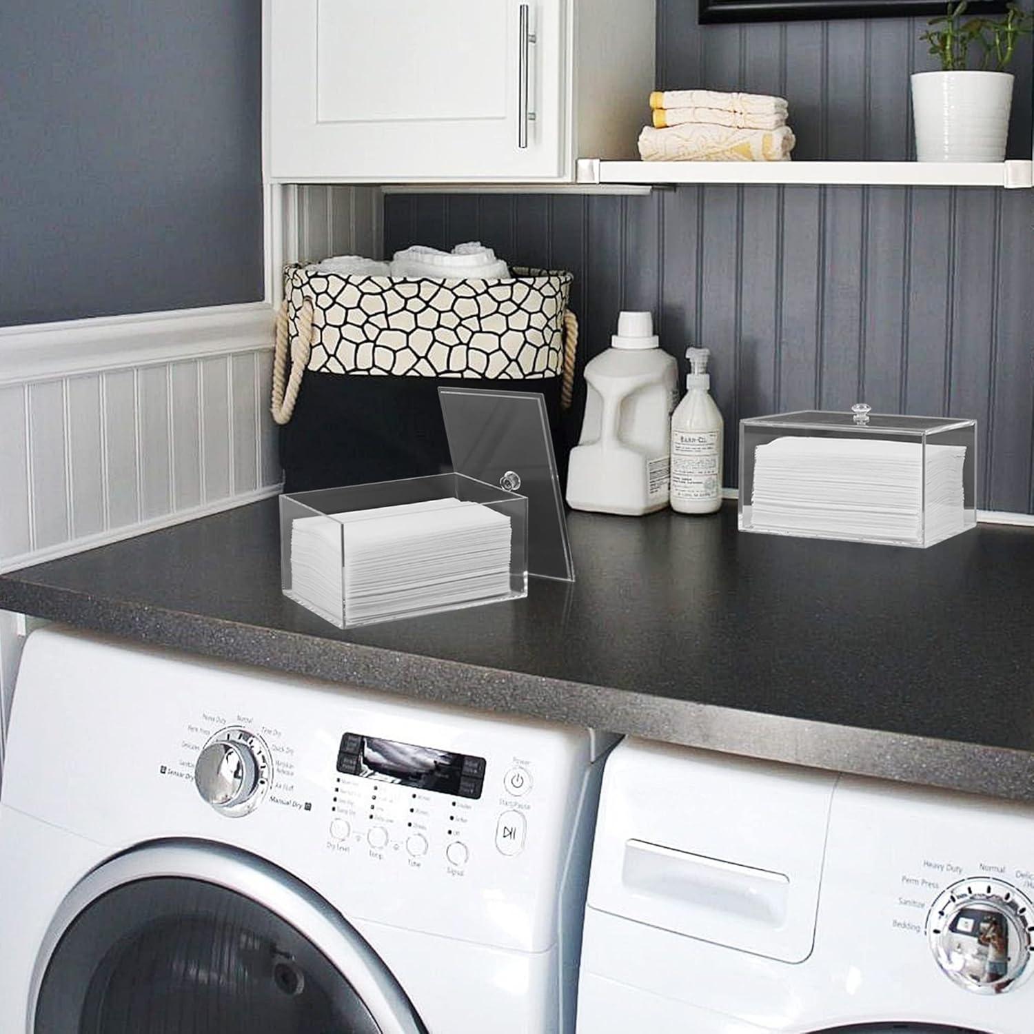 Dispensador de Hojas de Secadora Simetufy Acrílico Grande