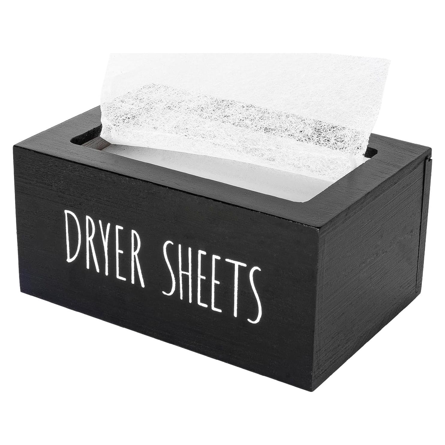 Contenedor de Hojas de Secadora Zoocatia Madera Negro 18.5x12.7x9.1cm