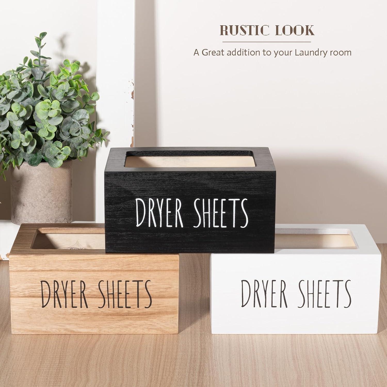 Contenedor de Hojas de Secadora Zoocatia Madera Negro 18.5x12.7x9.1cm