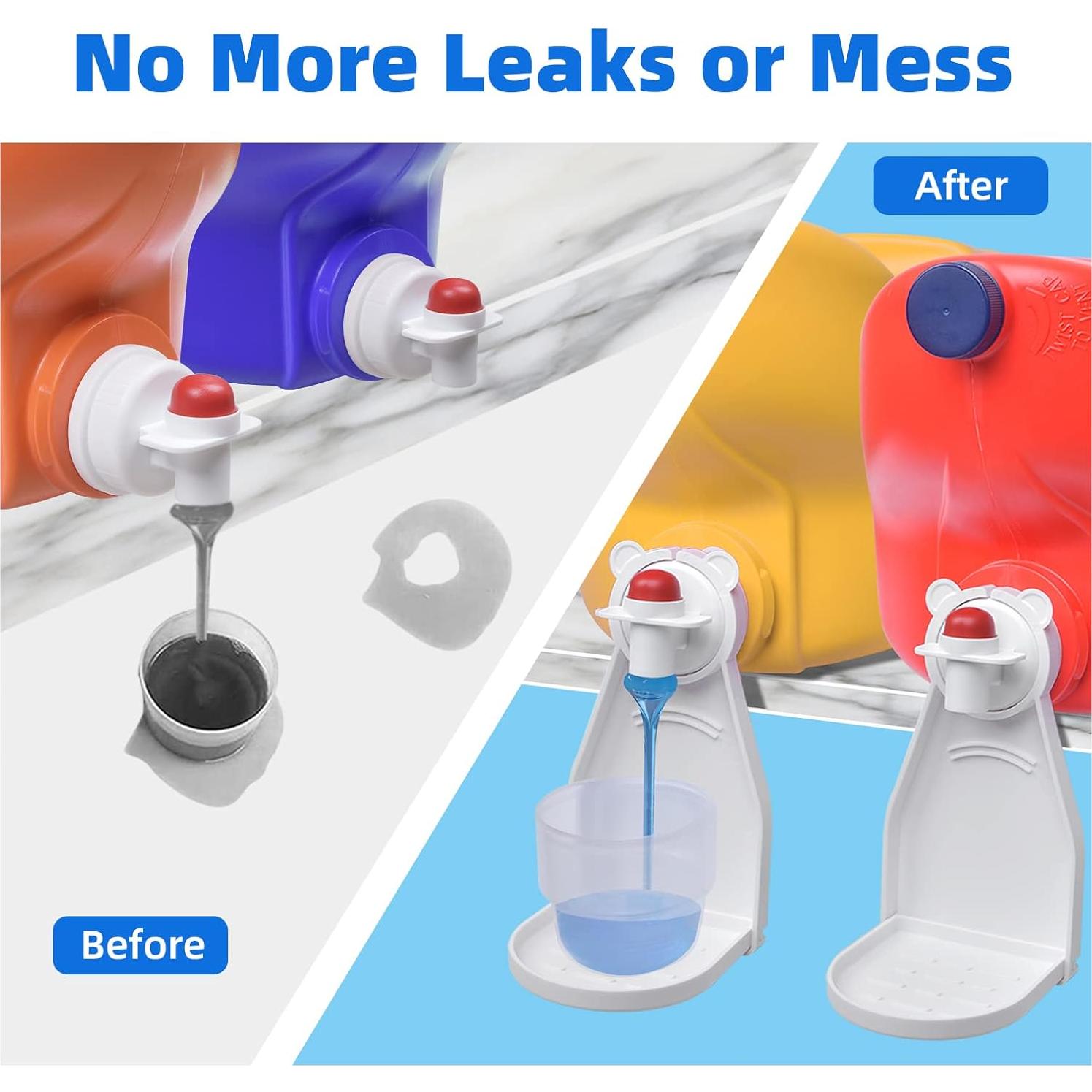 Soporte para Tazas de Detergente WitMonkey - 2 Piezas, Blanco