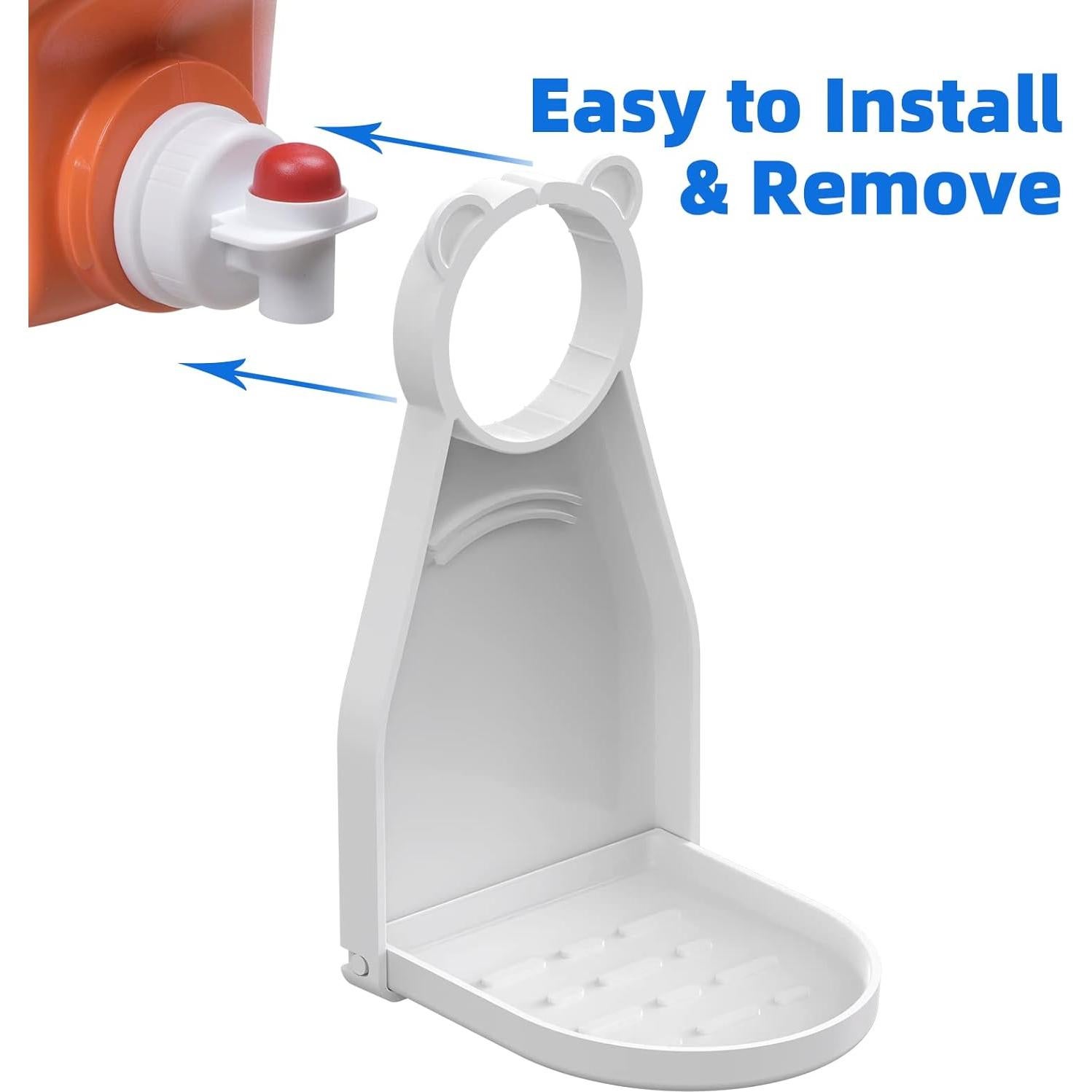 Soporte para Tazas de Detergente WitMonkey - 2 Piezas, Blanco