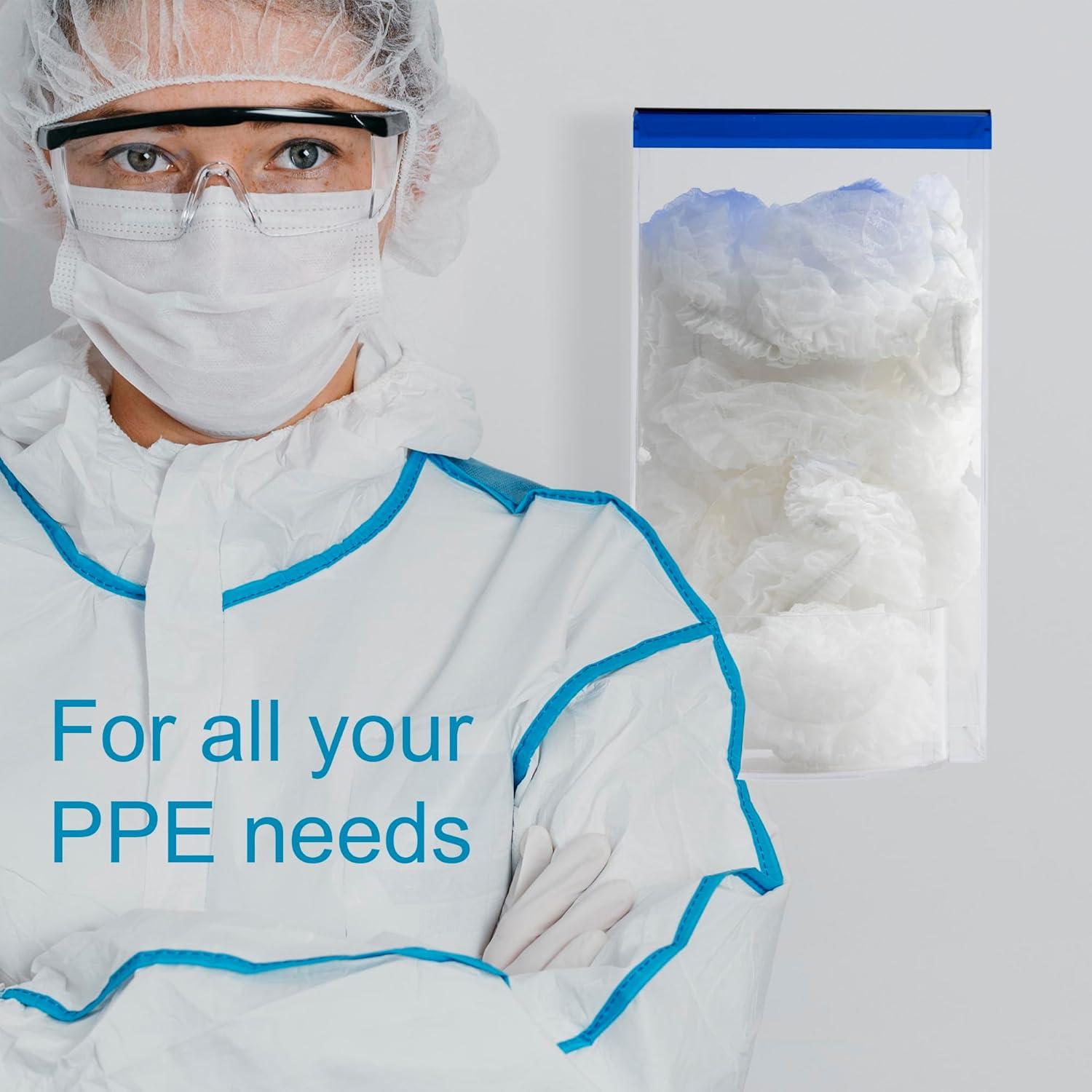 Soporte de Almacenamiento Acrílico IneVibe 26.67cm con Tapa Azul