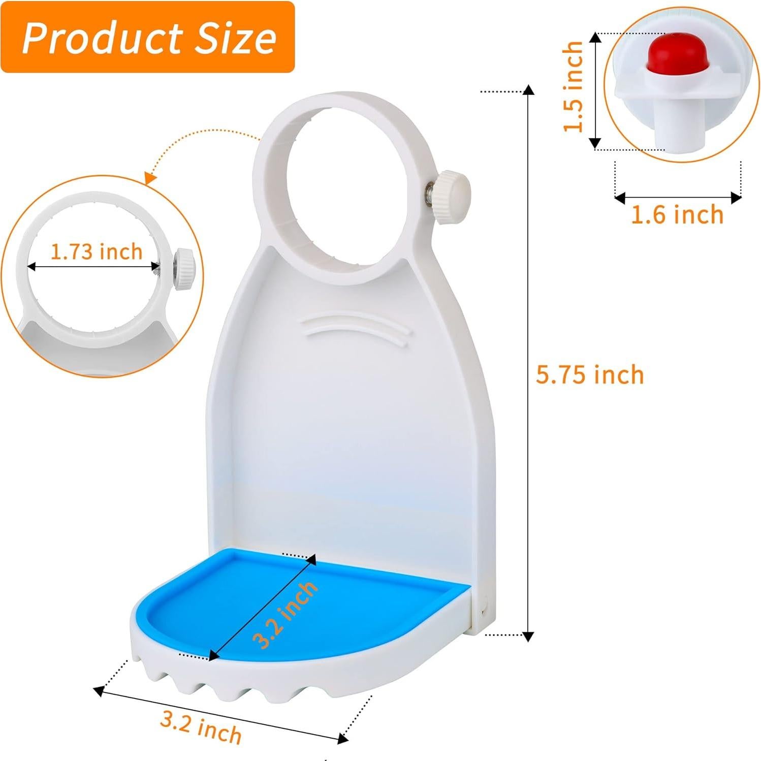 Soporte para Tazas de Detergente LVYOUIF con Almohadilla de Silicona