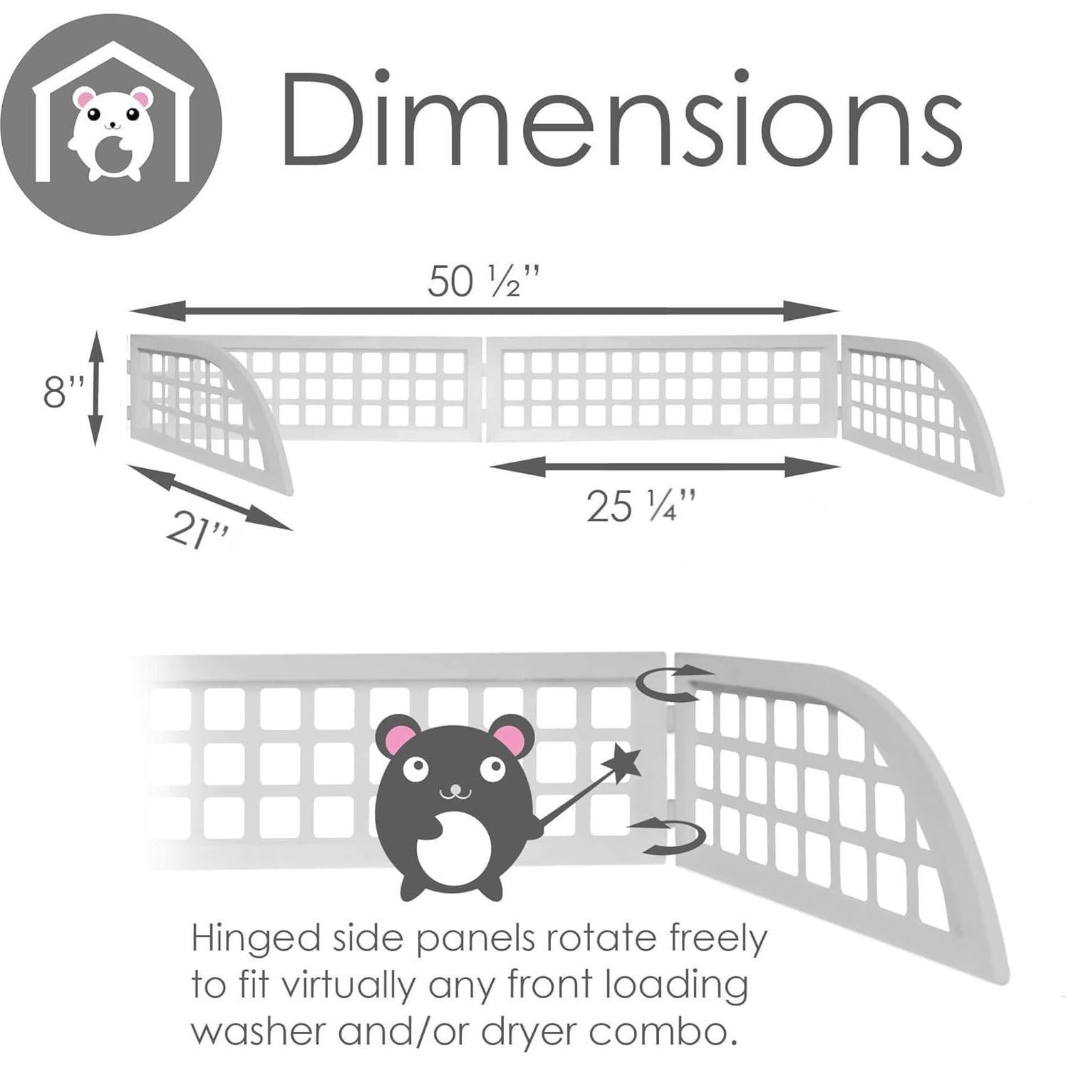 Guardián de Lavandería Haus Maus - Magnético - Gris Pizarra