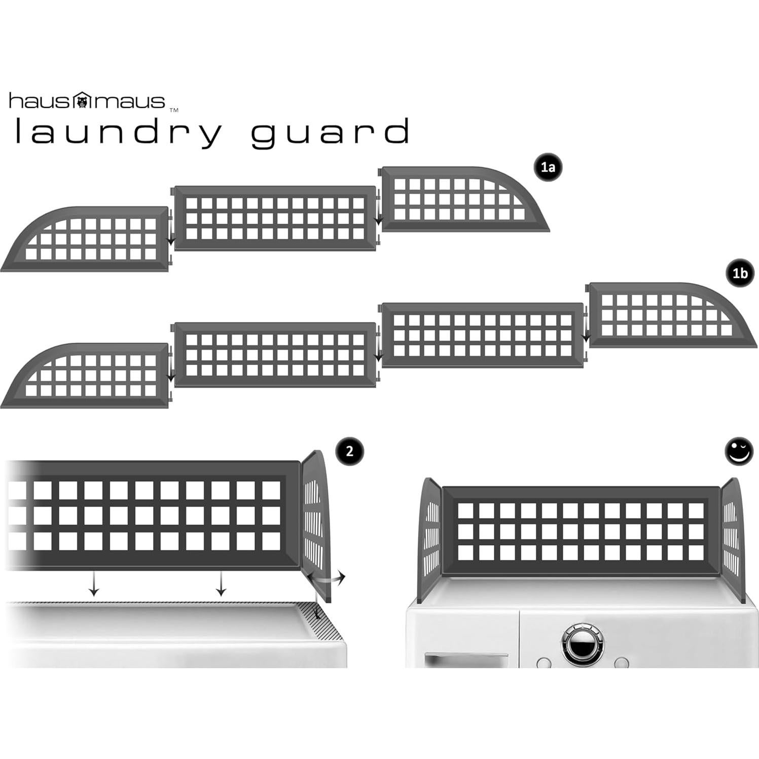 Guardián de Lavandería Haus Maus - Magnético - Gris Pizarra