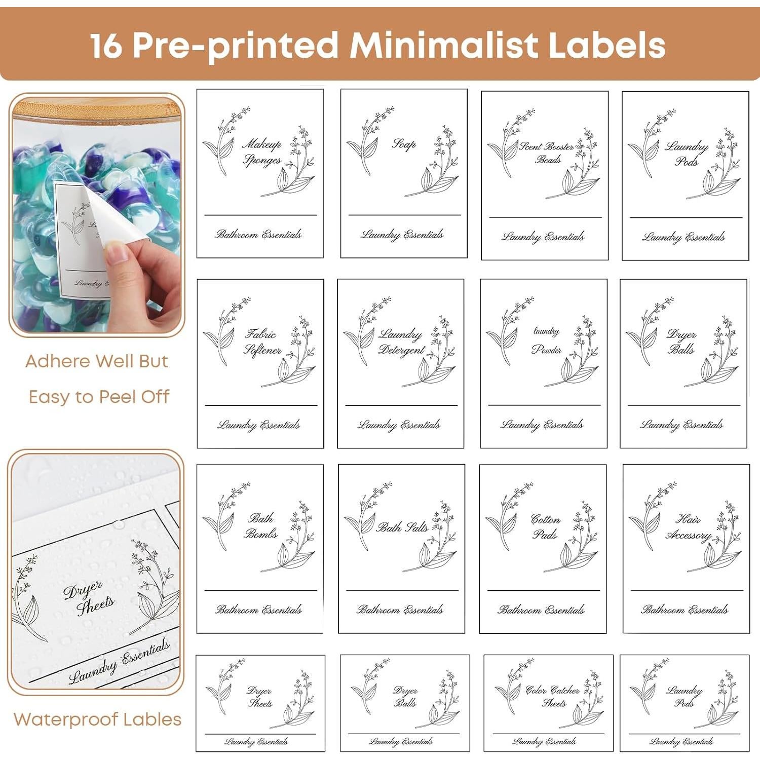 Juego de 3 Contenedores de Almacenamiento COAZEX para Lavandería