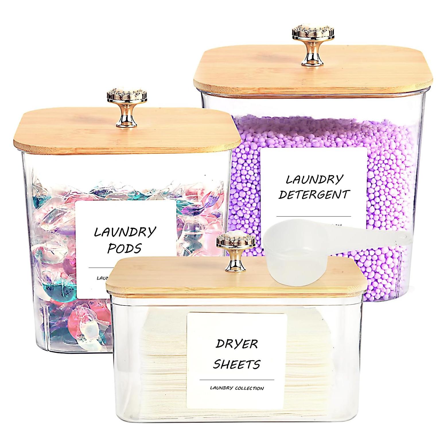 Juego de 3 Contenedores de Almacenamiento PLOUTA HOME 1.15kg