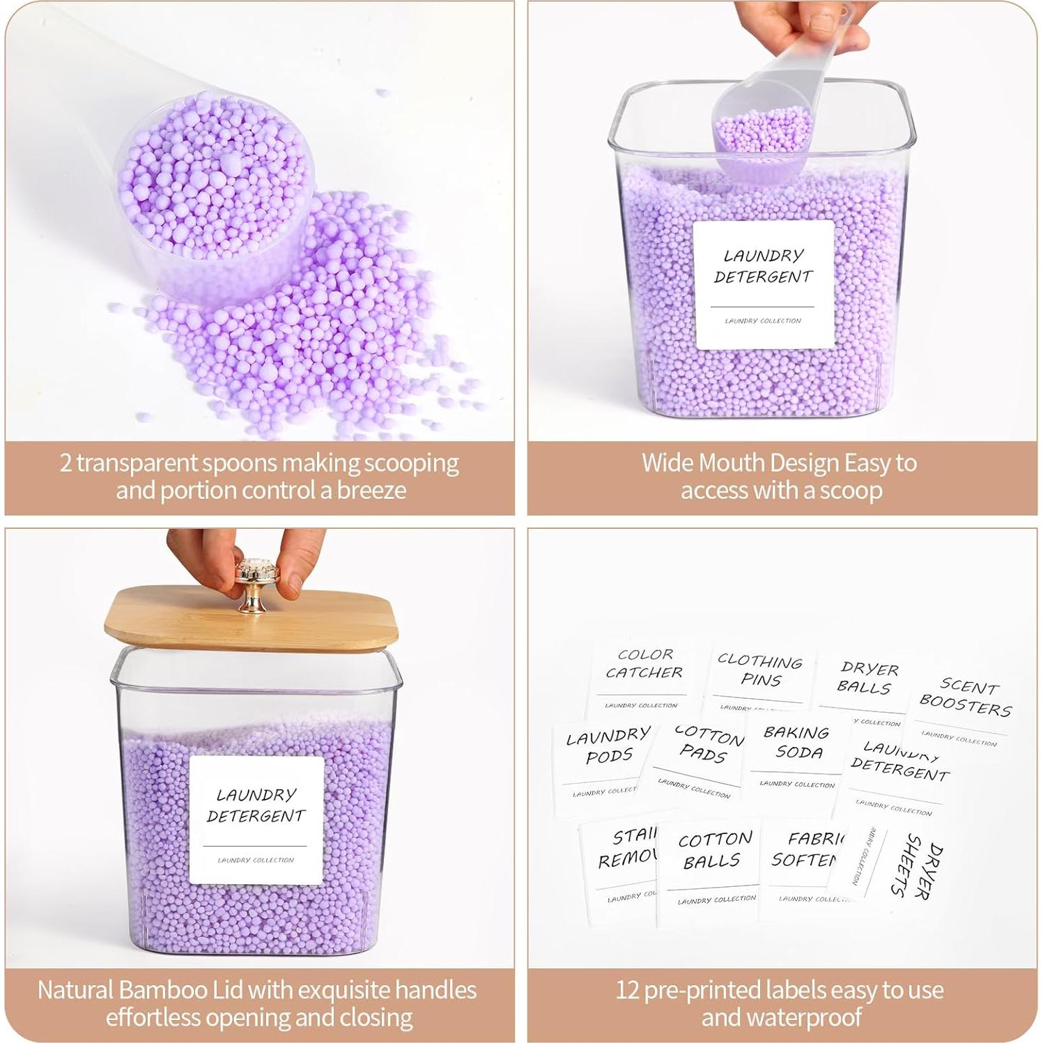 Juego de 3 Contenedores de Almacenamiento PLOUTA HOME 1.15kg