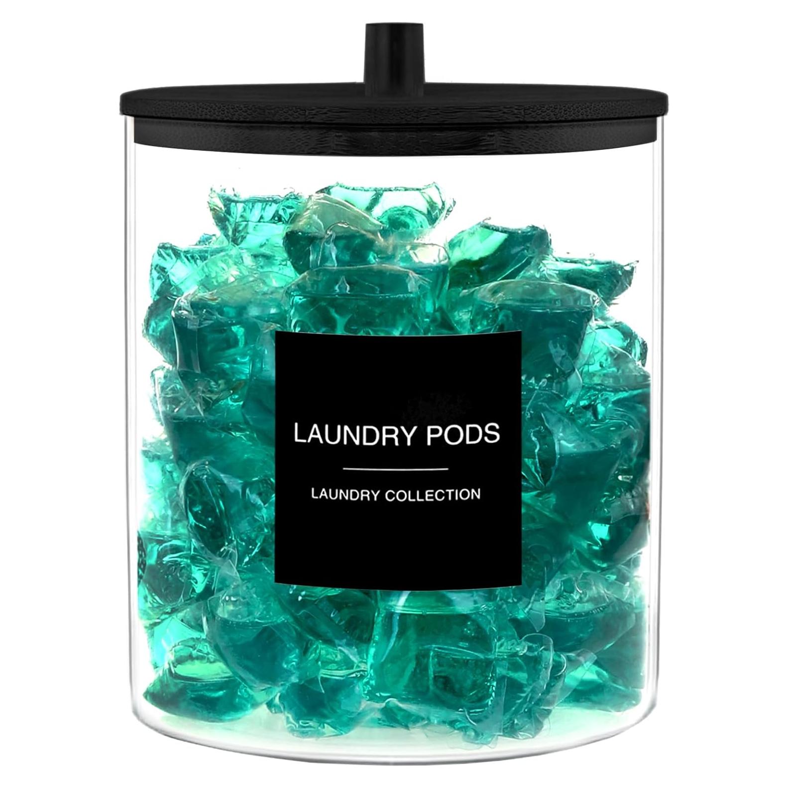 Contenedor de Cápsulas de Lavandería TIPGO 2L con Etiquetas