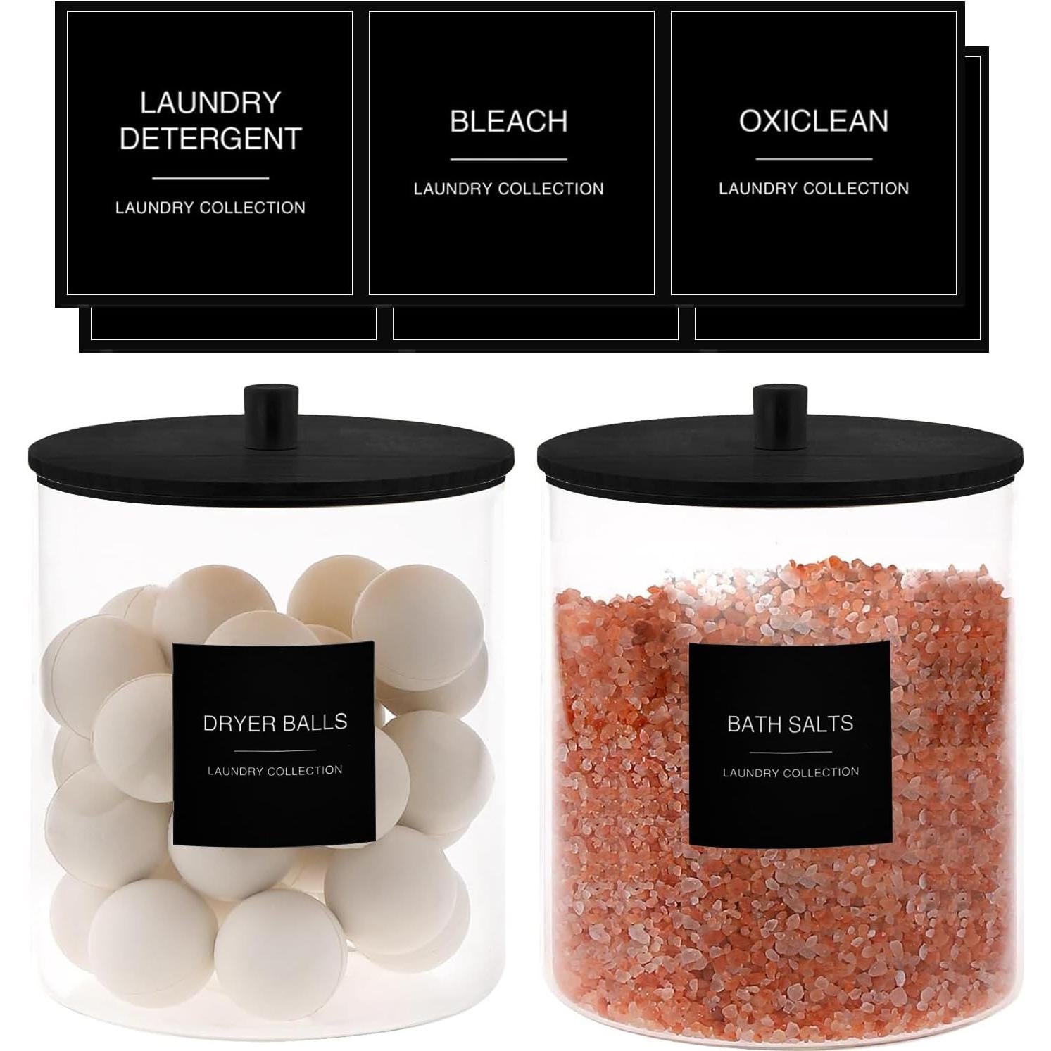 Contenedor de Cápsulas de Lavandería TIPGO 2L con Etiquetas