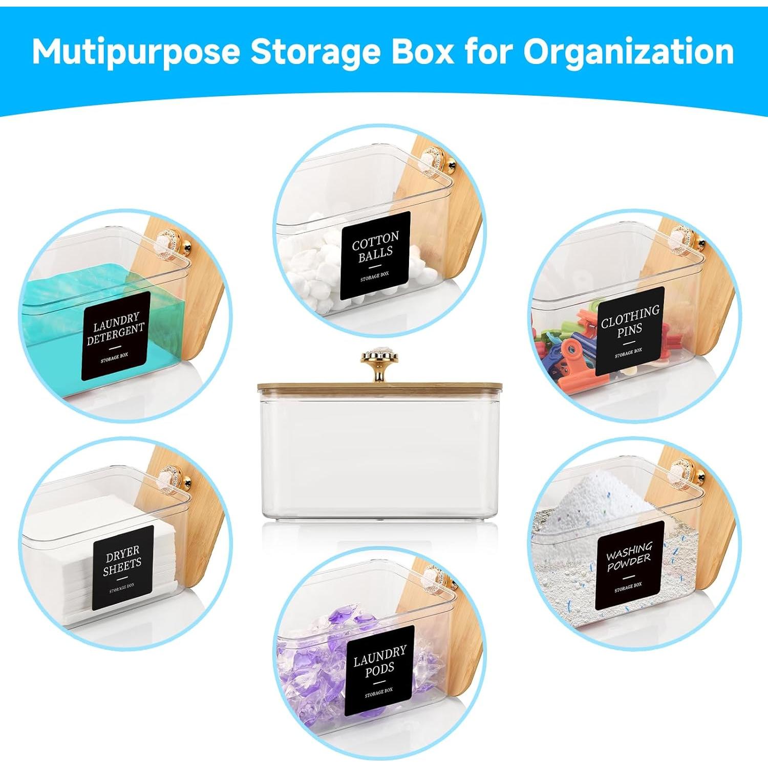 Organizadores de Lavandería GlintGath - 3 Contenedores 1.17kg