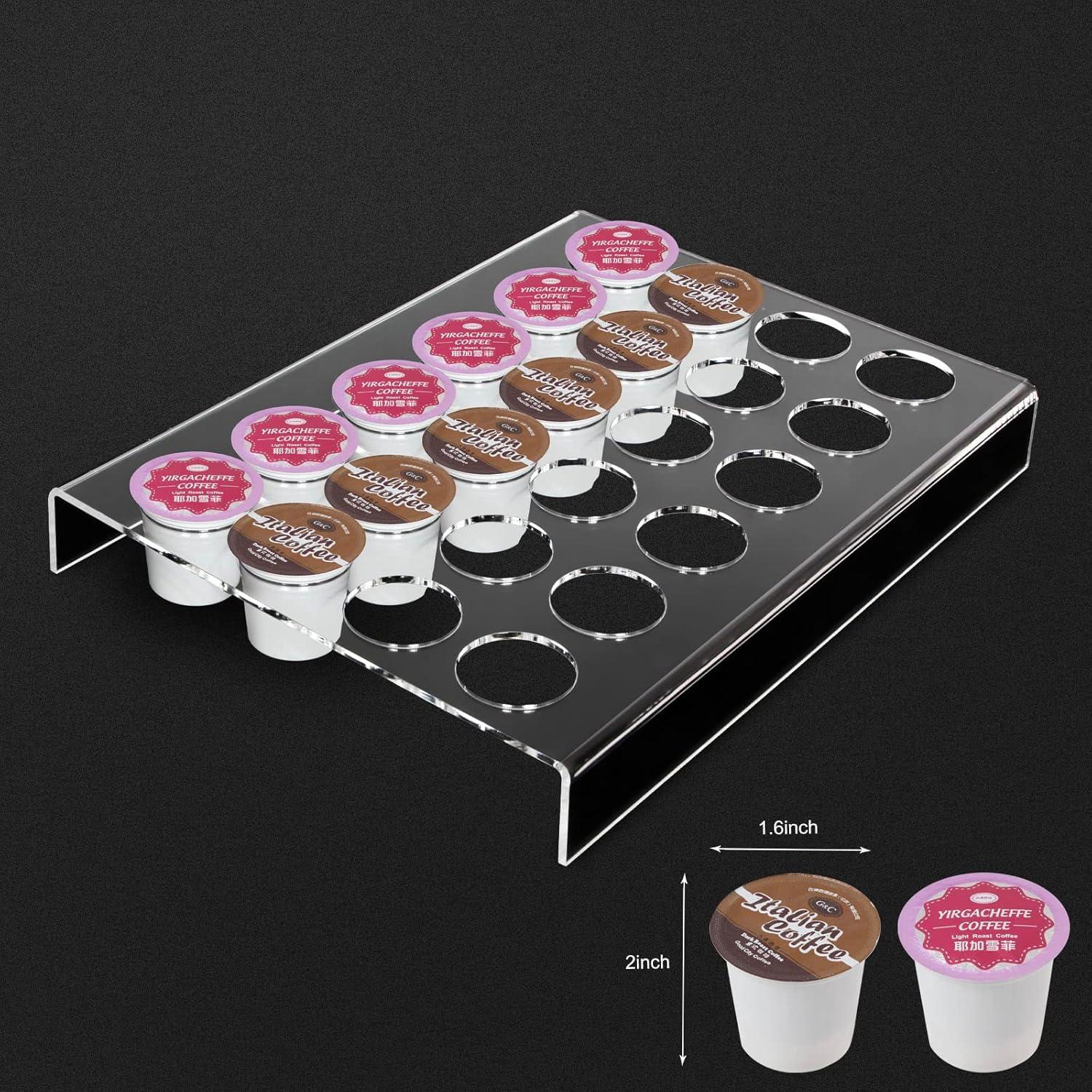 Soporte organizador para 35 cápsulas K-Cup Urcreeds acrílico