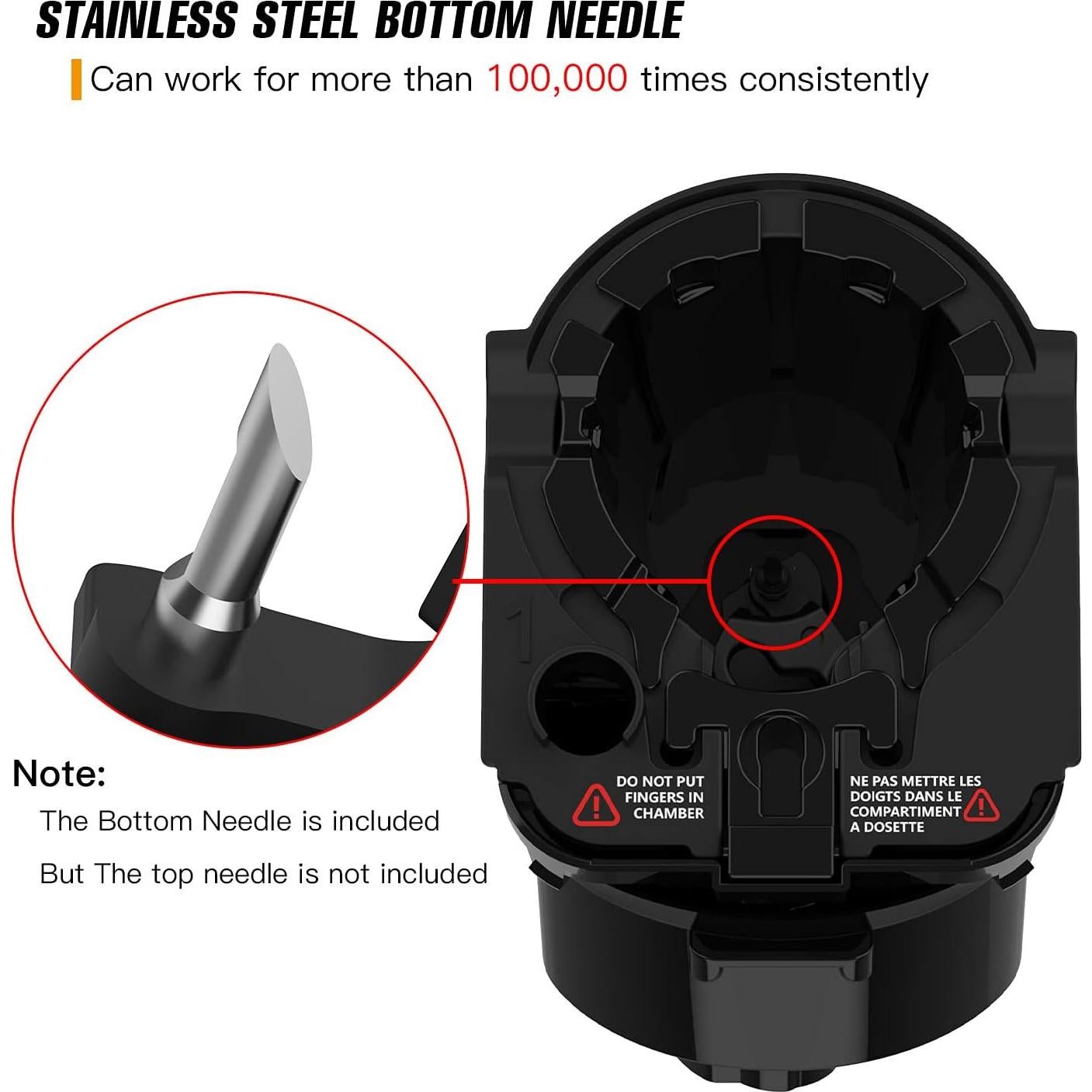 Aguja de Reemplazo BoomBa para Cafetera Keurig 2.0 - Filtro Reutilizable