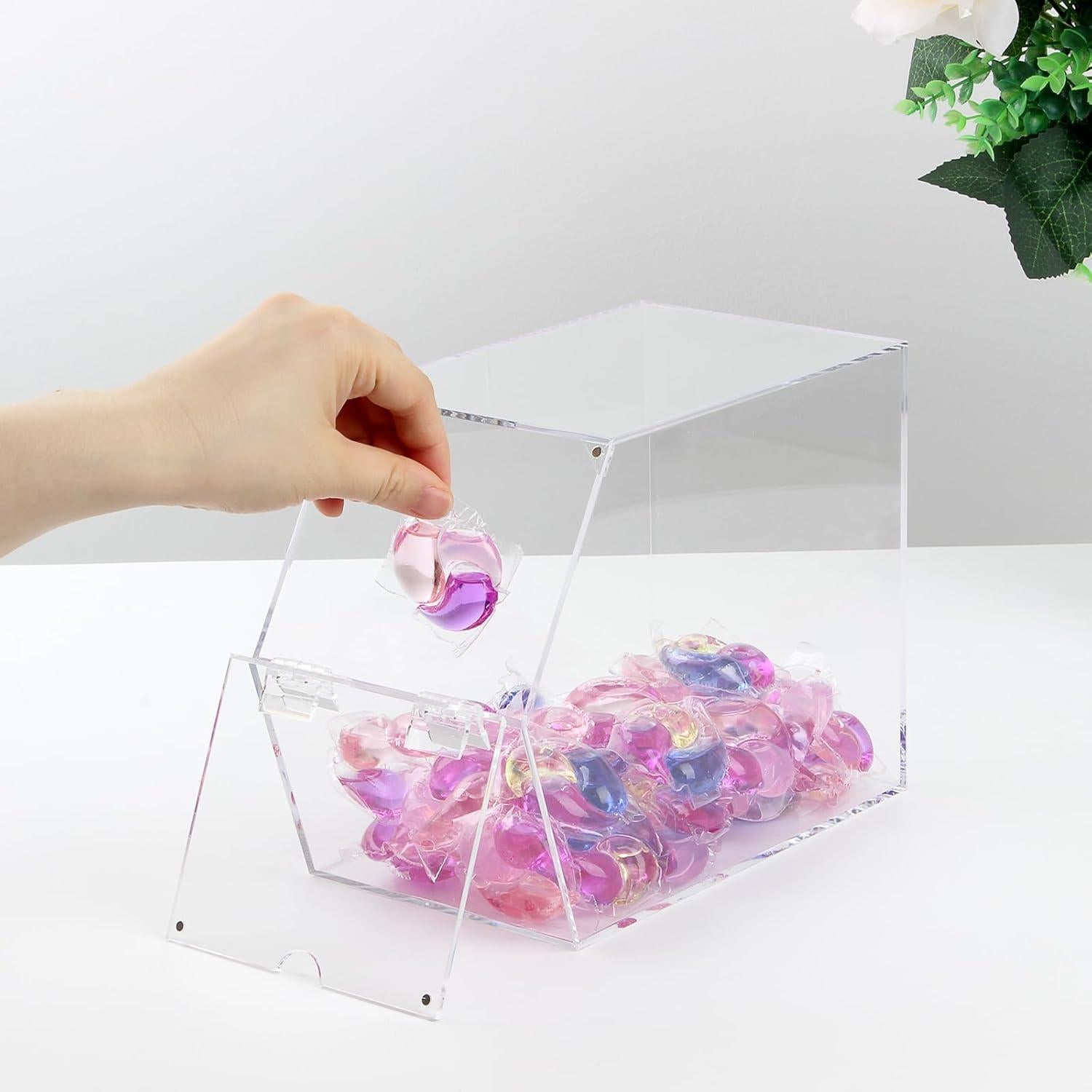 Organizador de Lavandería Acrílico KCGANI 23x12.5x18cm