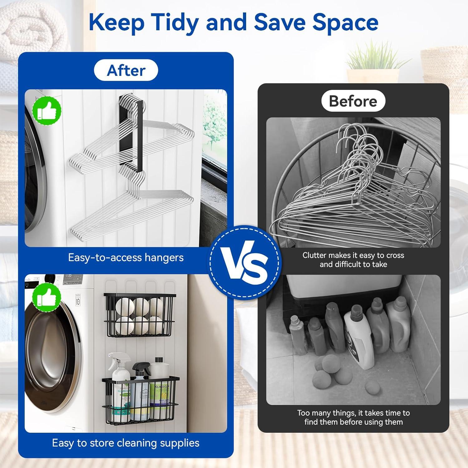 Soporte Magnético para Pelotas de Secadora Detukna Negro