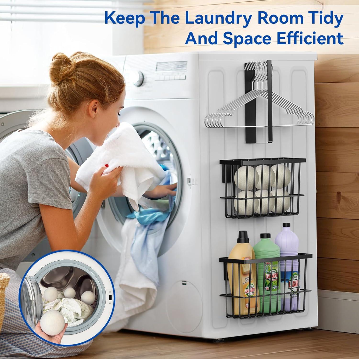 Soporte Magnético para Pelotas de Secadora Detukna Negro