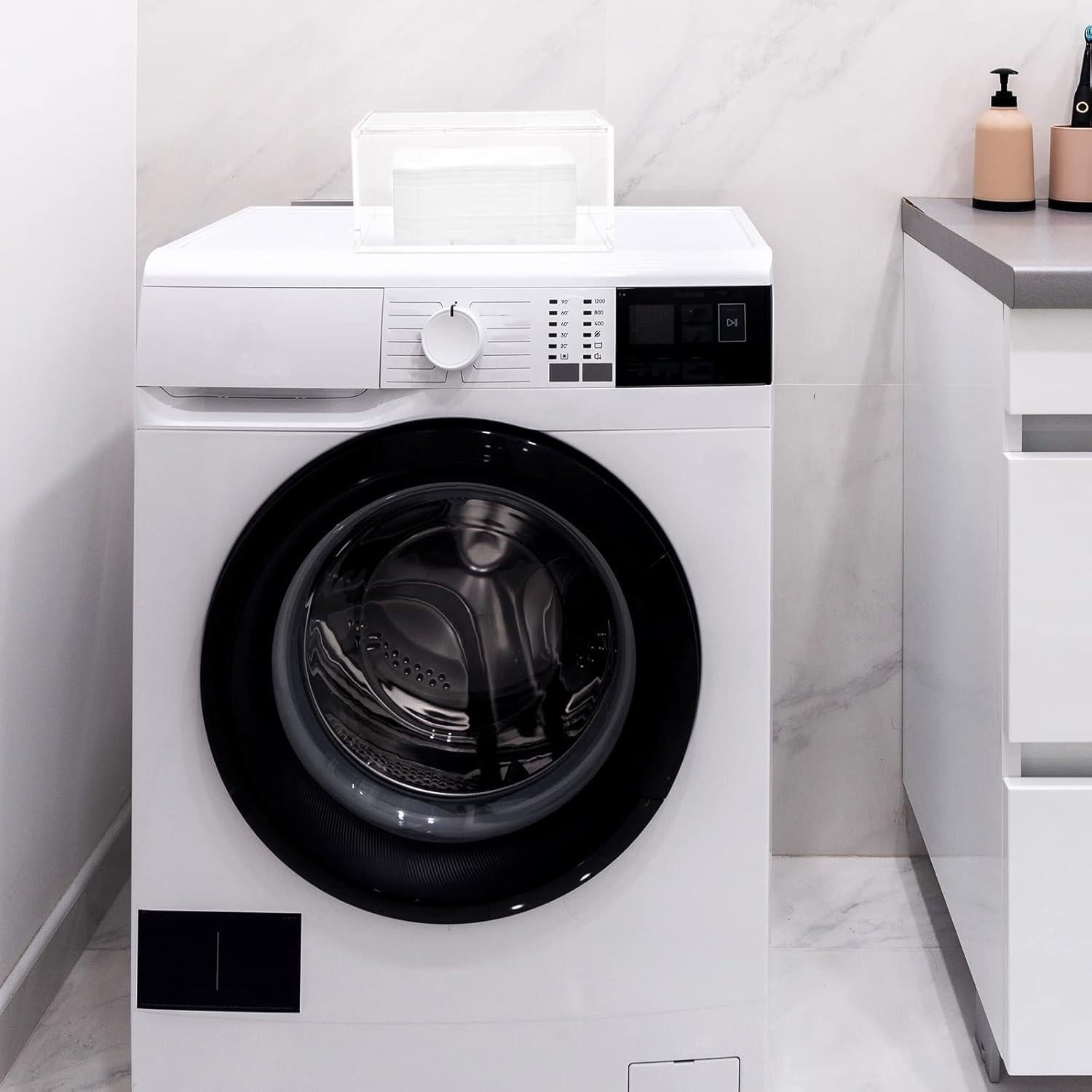 Contenedor de Almacenamiento de Acrílico Maitys 2 Pcs 18.5x12.7x8.8 cm