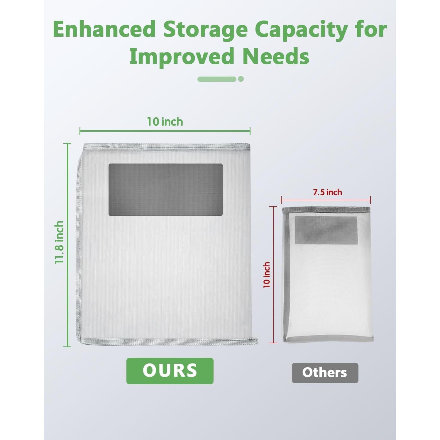 Soporte de Bolas de Secado de Lana Kevenal - Bolsa de Nylon 30x25.4cm