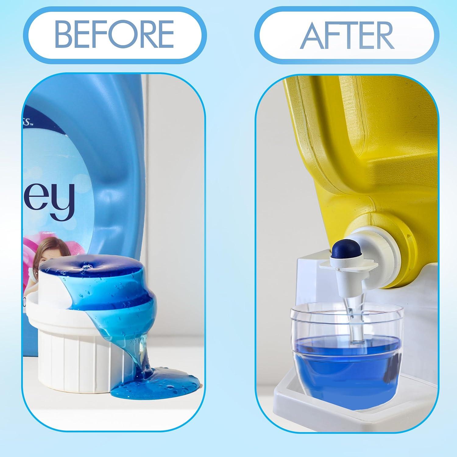 Soporte para Detergente de Lavandería TidyFriend Blanco con Bandeja