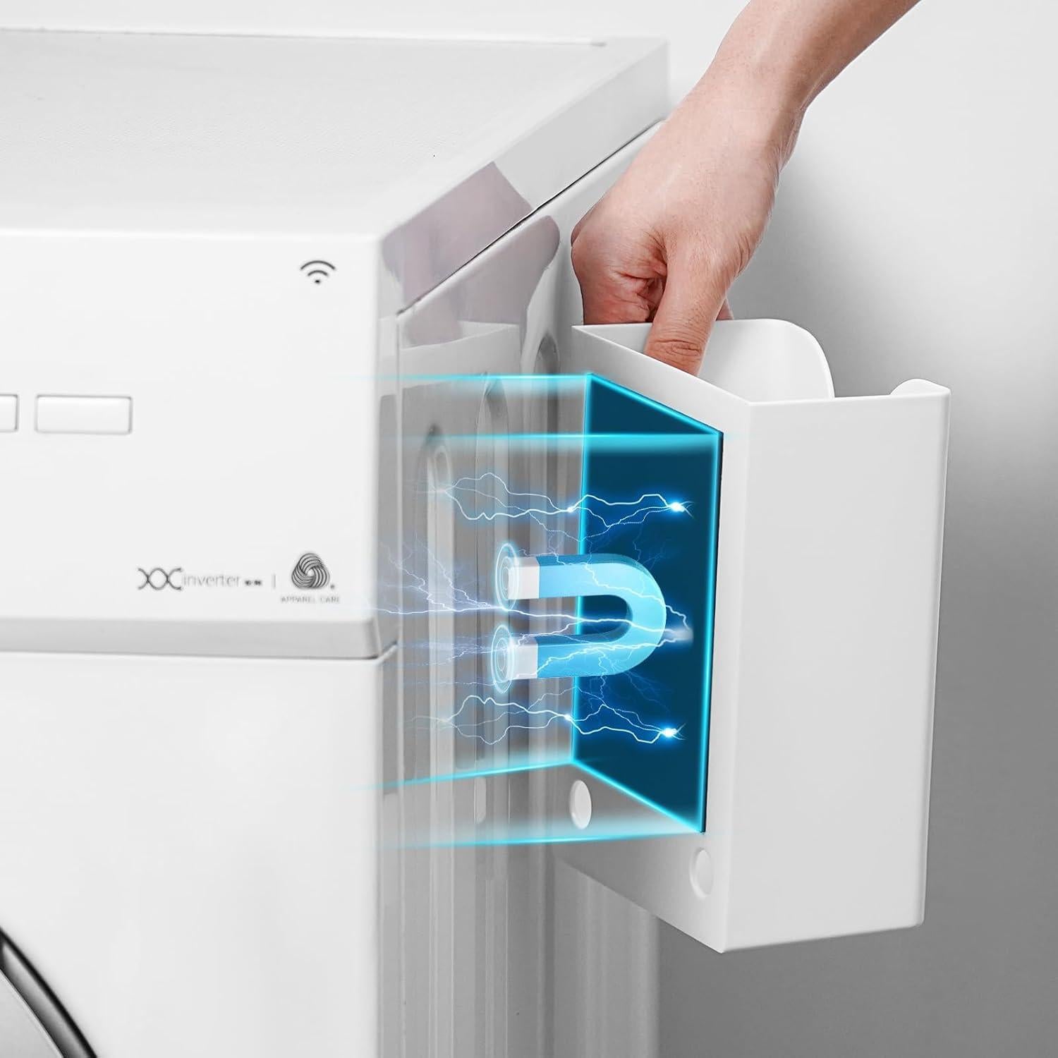 Soporte Magnético para Hojas de Secadora SUBEKYU - Organizador Blanco