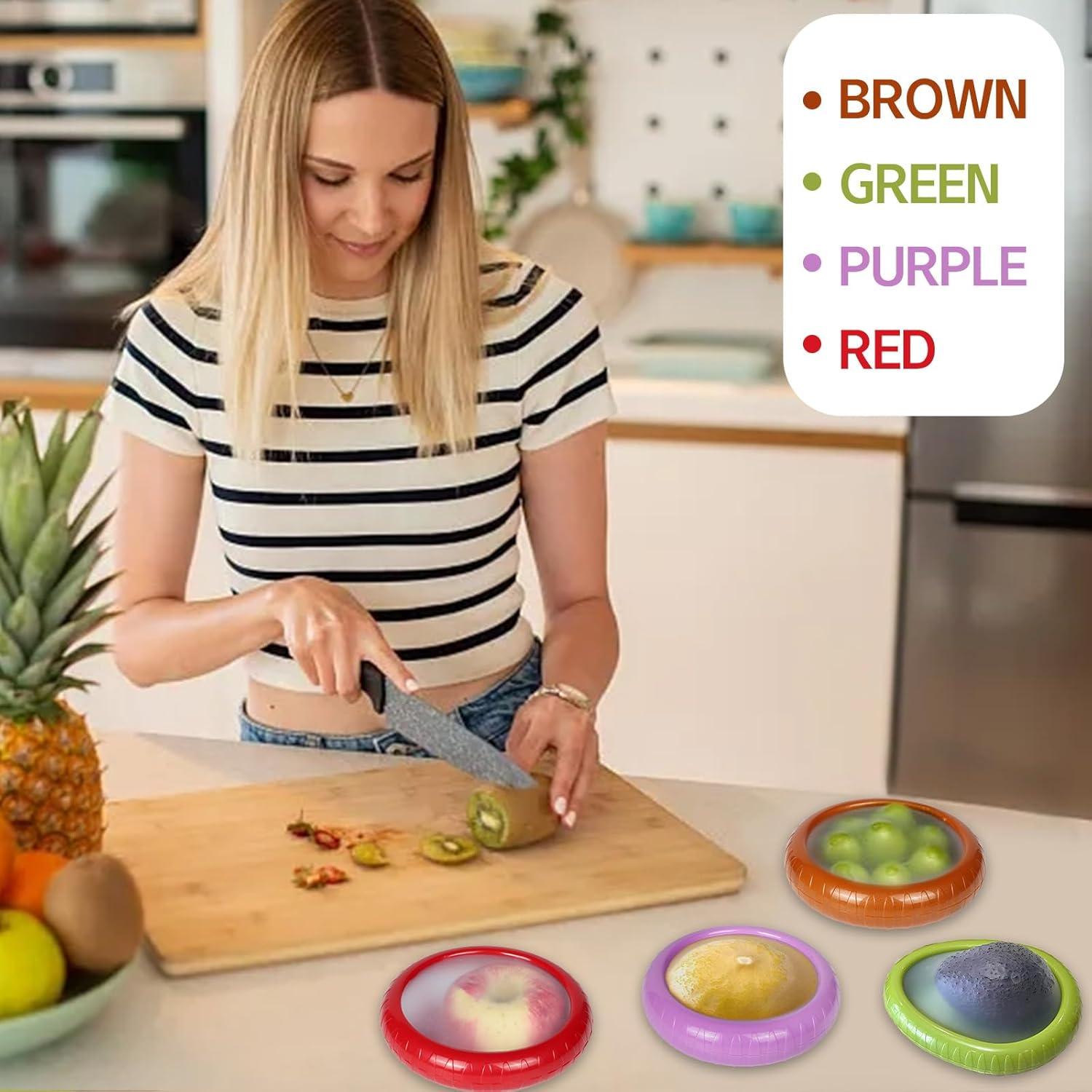 Set de 4 Contenedores Herméticos BAOKUA para Alimentos