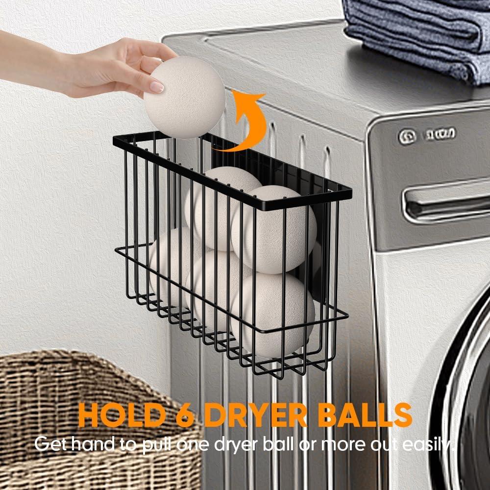 Soporte Magnético para Pelotas de Secadora Moryimi Negro