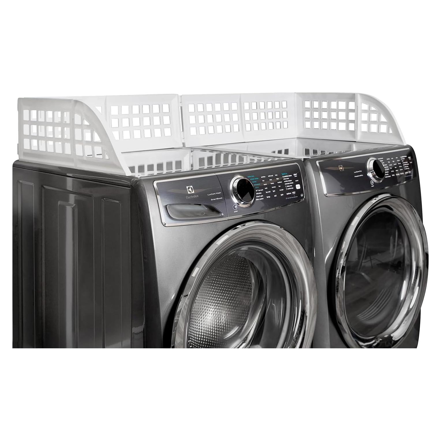 Guardia de Lavandería Eltow Blanca con Cubierta de Silicona