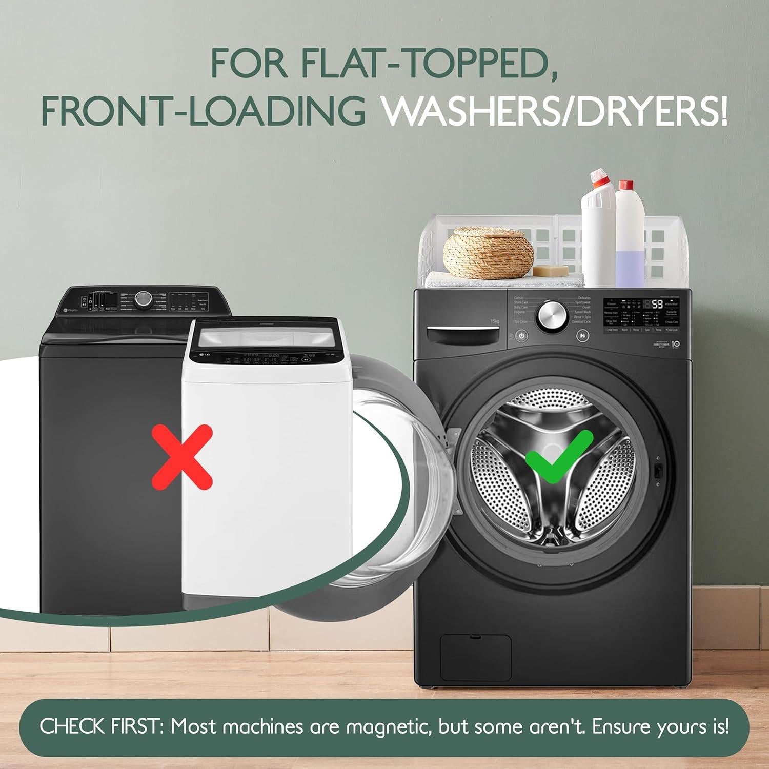 Guardia de Lavandería Eltow Blanca con Cubierta de Silicona