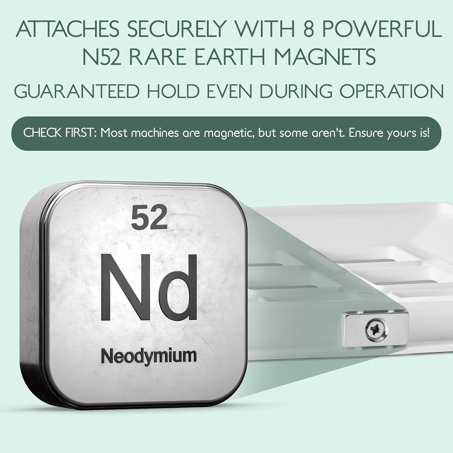 Guardia de Lavandería Eltow Blanca con Cubierta de Silicona