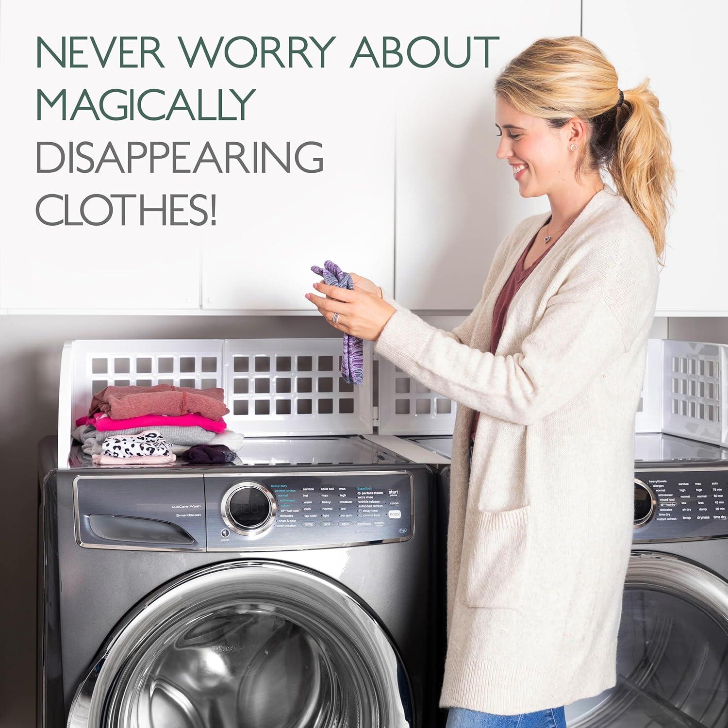 Guardia de Lavandería Eltow Blanca con Cubierta de Silicona