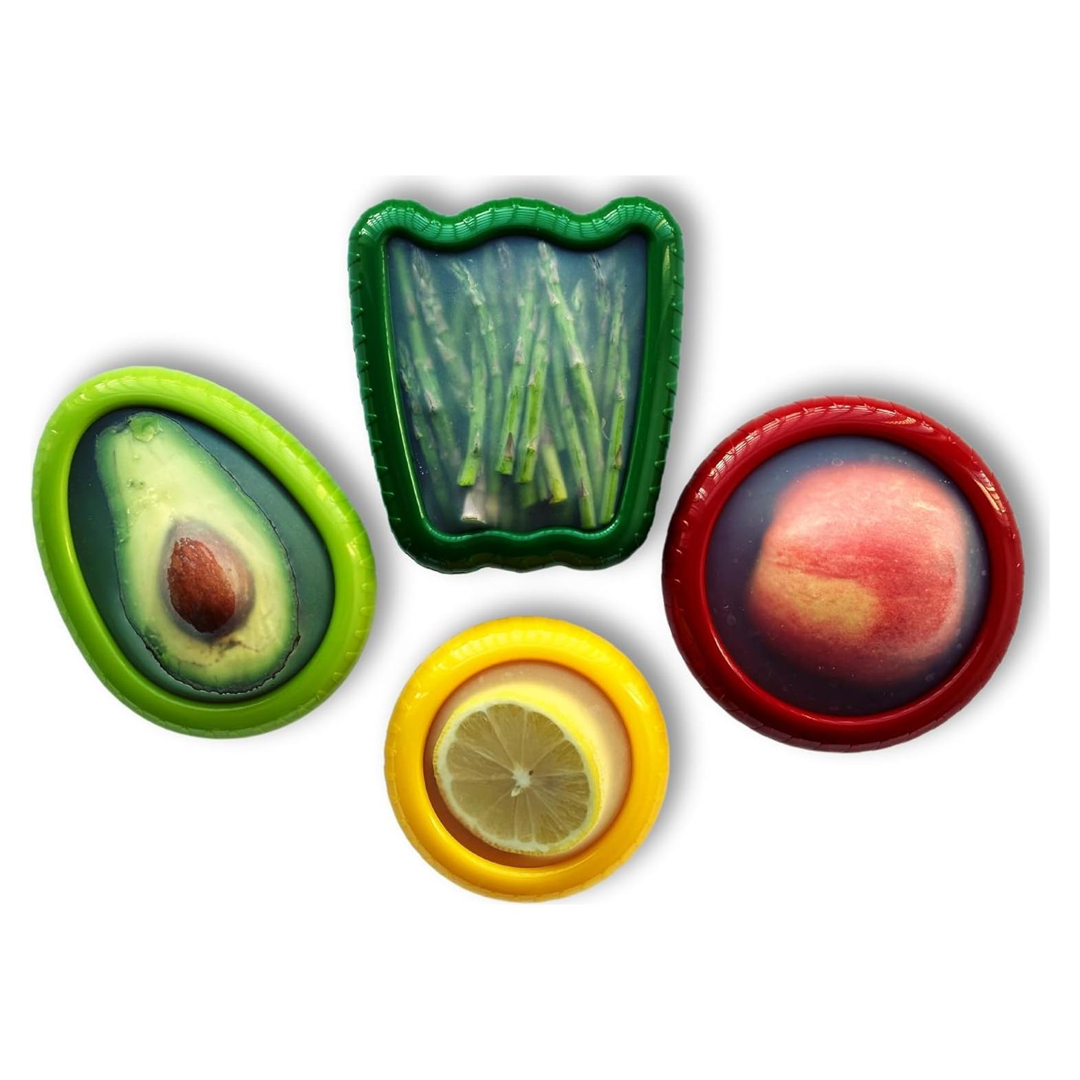 Conservador de Aguacate y Cebolla Daily Goods - Set 4 Silicona