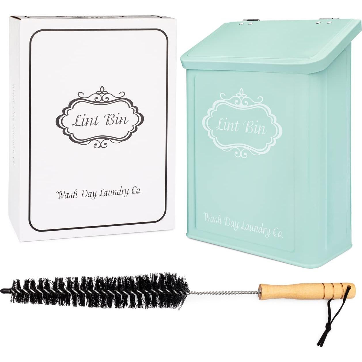 Bin de Lint Magnético Wash Day Laundry Co. Verde 18.5x26.7cm