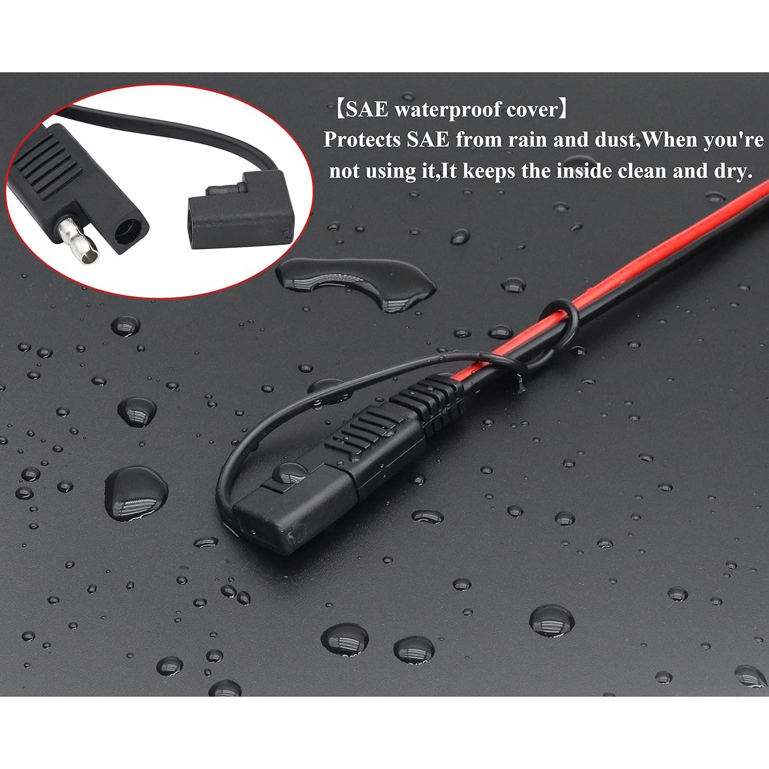 Adaptador Solar SAE a Anderson 12AWG 30 cm HCFeng