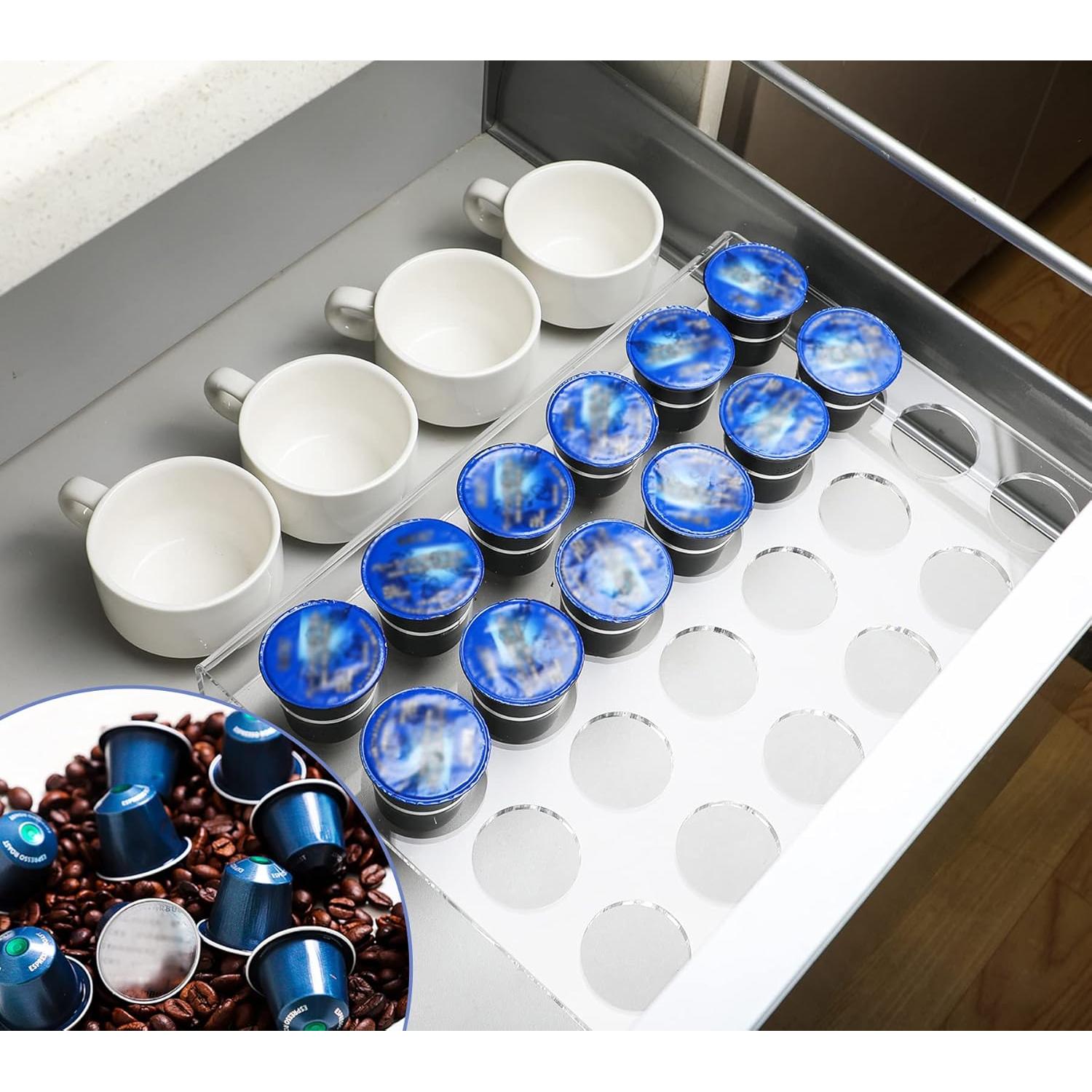 Organizador de Cajones Kamehame para 24 Cápsulas de Café